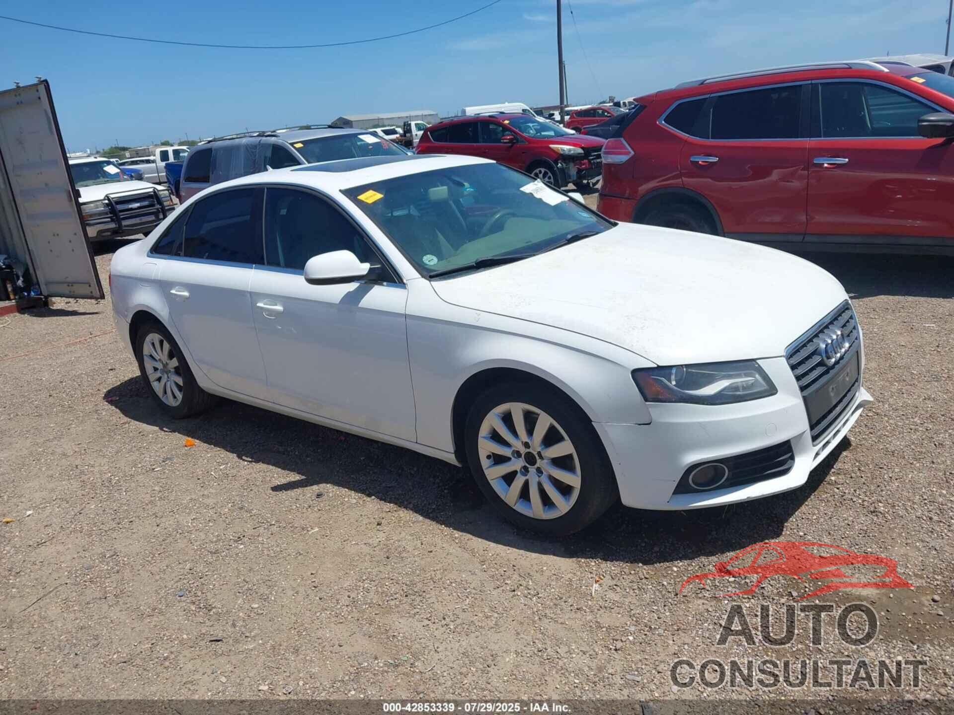 AUDI A4 2010 - WAUEFAFL7AN059821