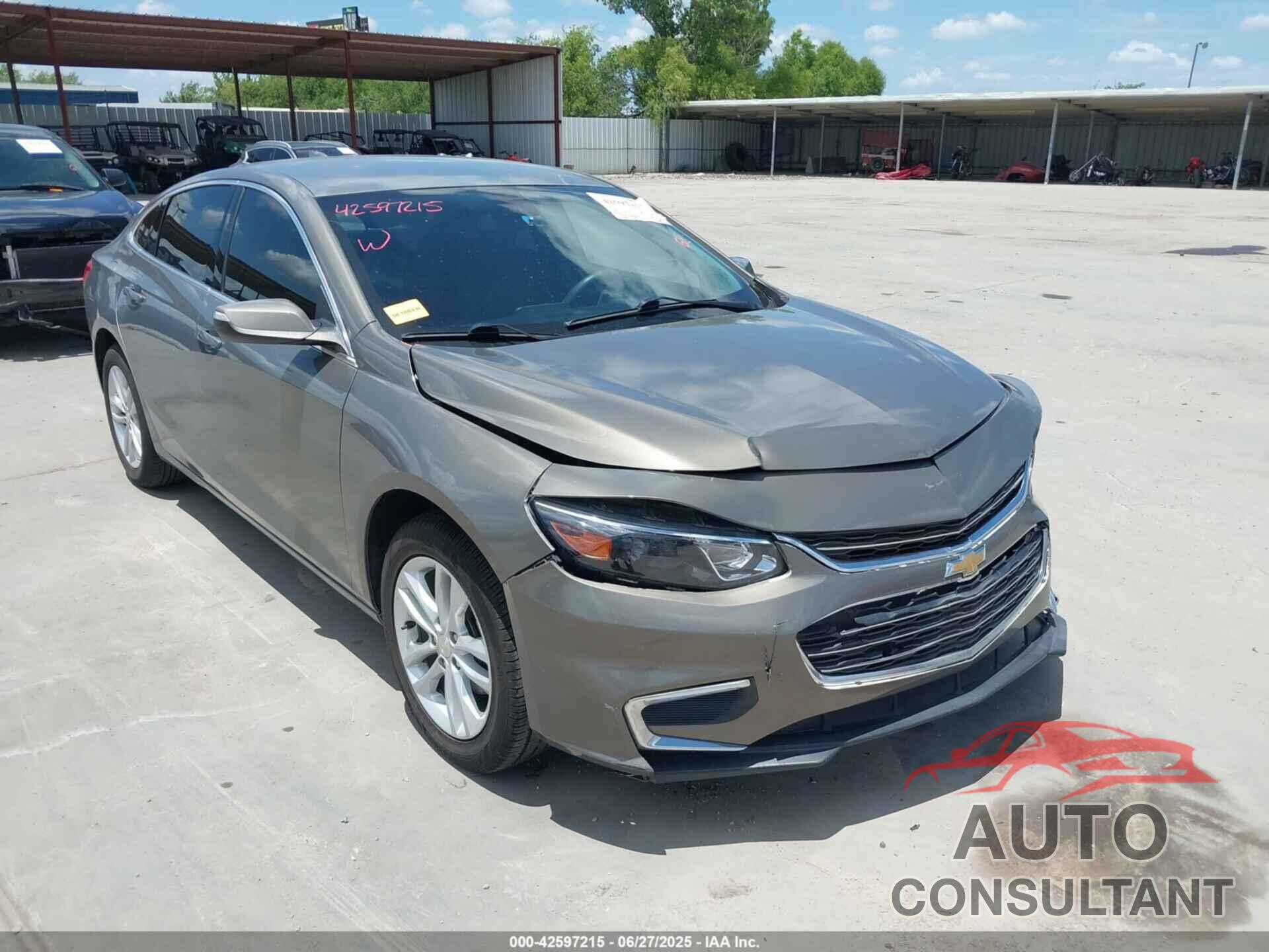 CHEVROLET MALIBU 2017 - 1G1ZE5ST9HF289913