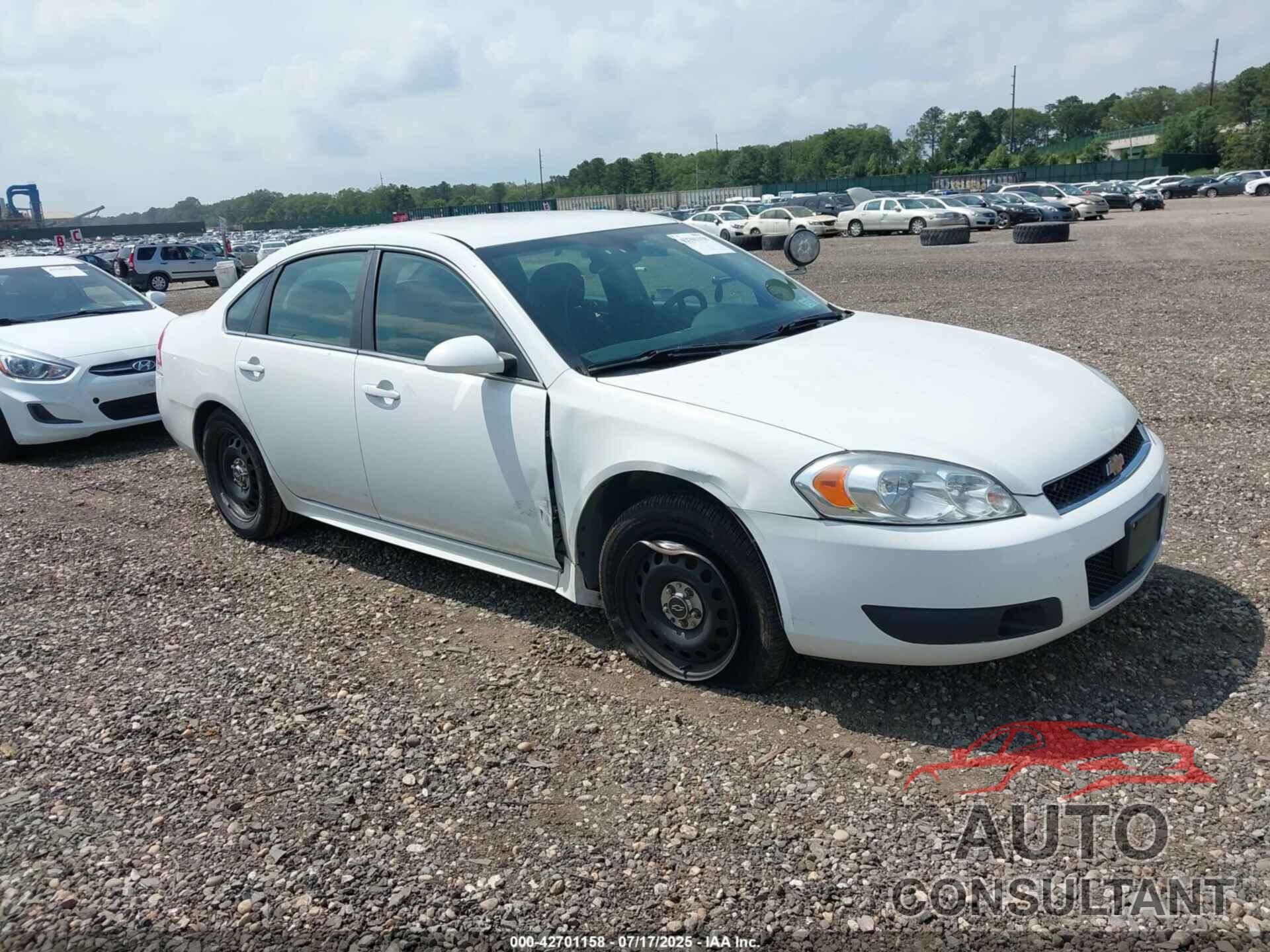 CHEVROLET IMPALA LIMITED 2014 - 2G1WD5E35E1160412