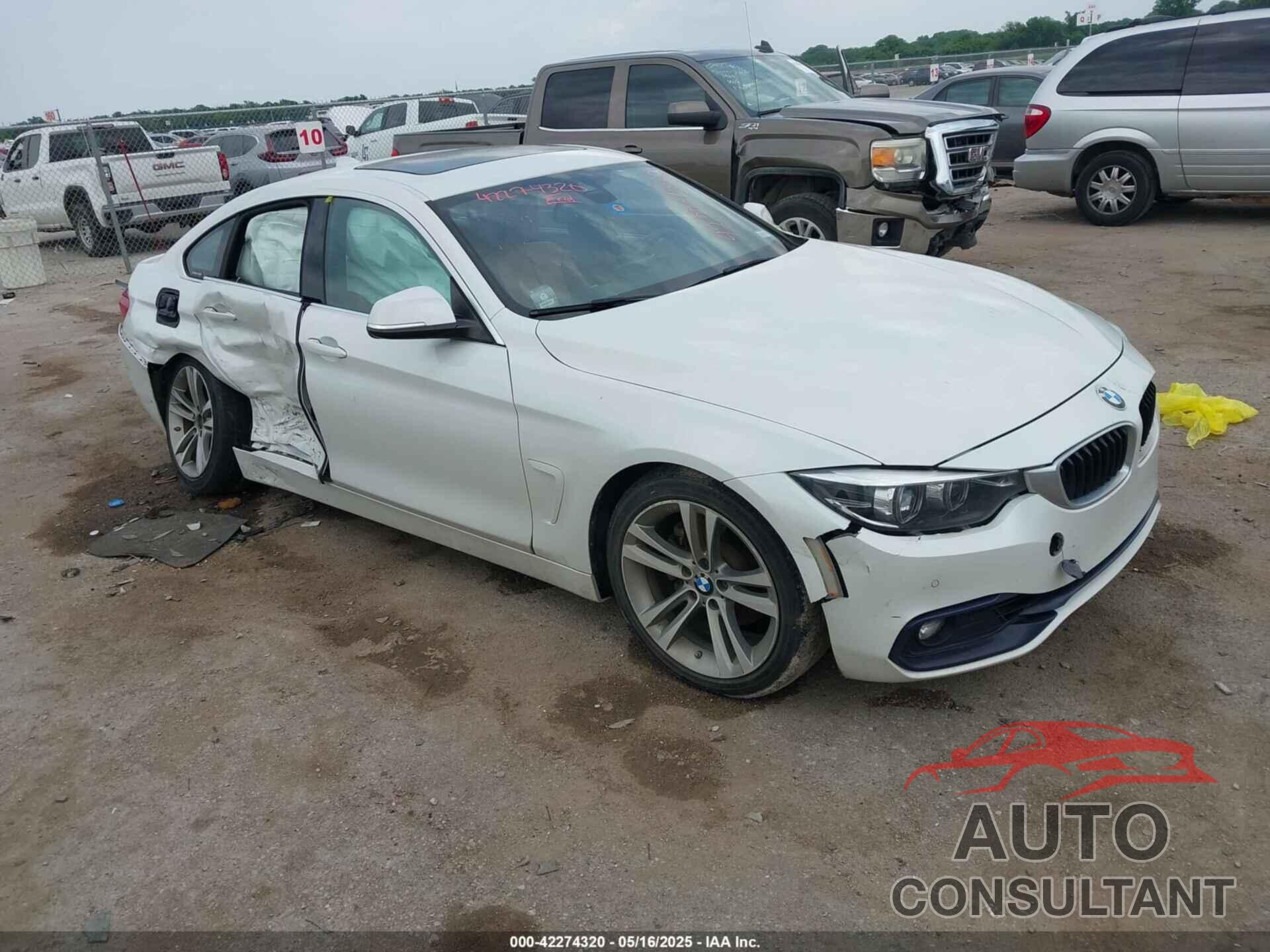 BMW 430I GRAN COUPE 2019 - WBA4J1C53KBM14633