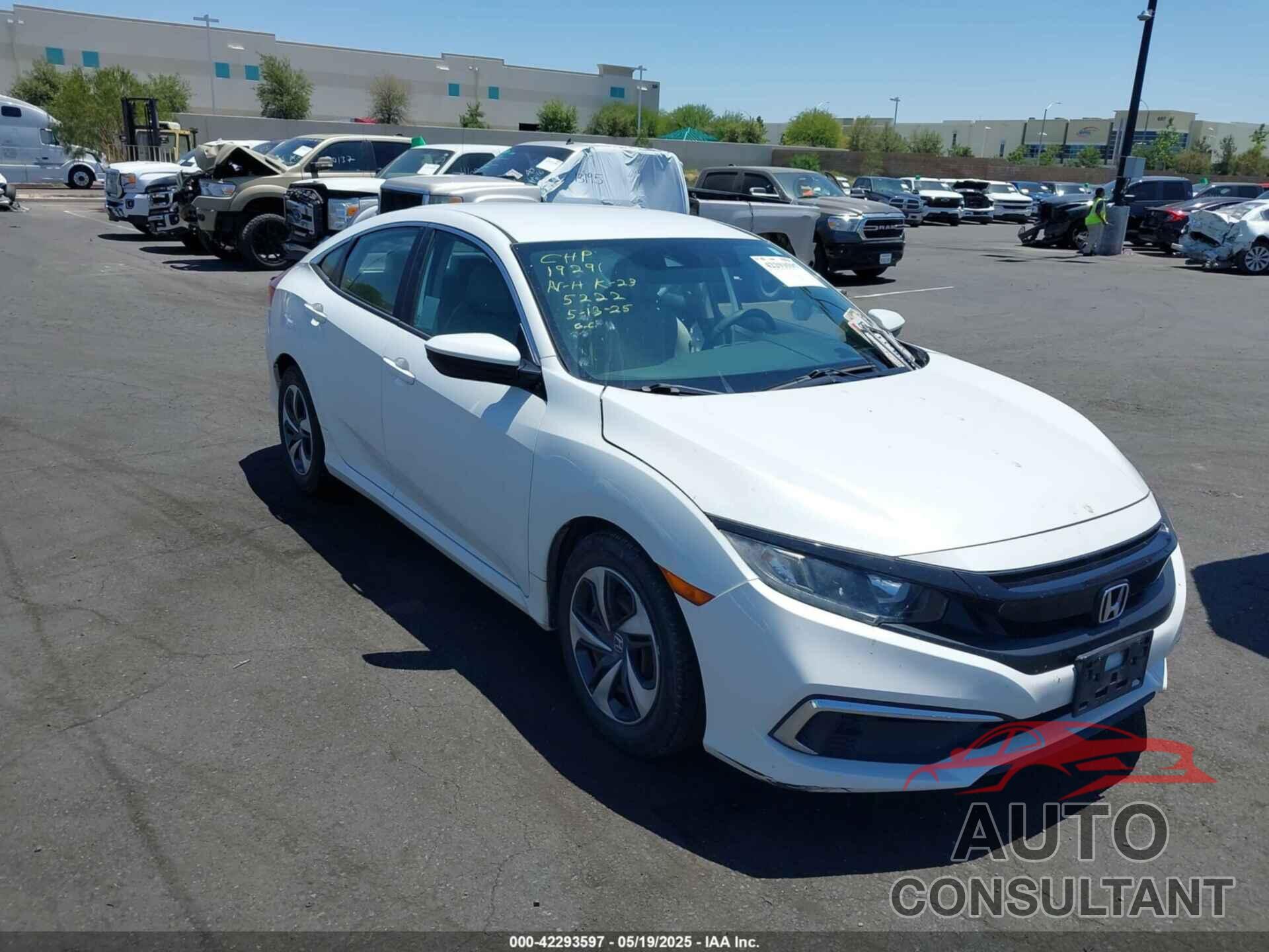 HONDA CIVIC 2019 - 19XFC2F62KE215222