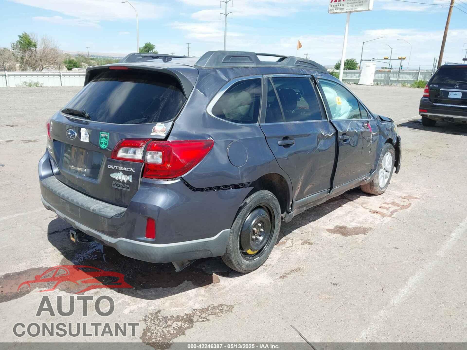 SUBARU OUTBACK 2015 - 4S4BSBFC6F3282566