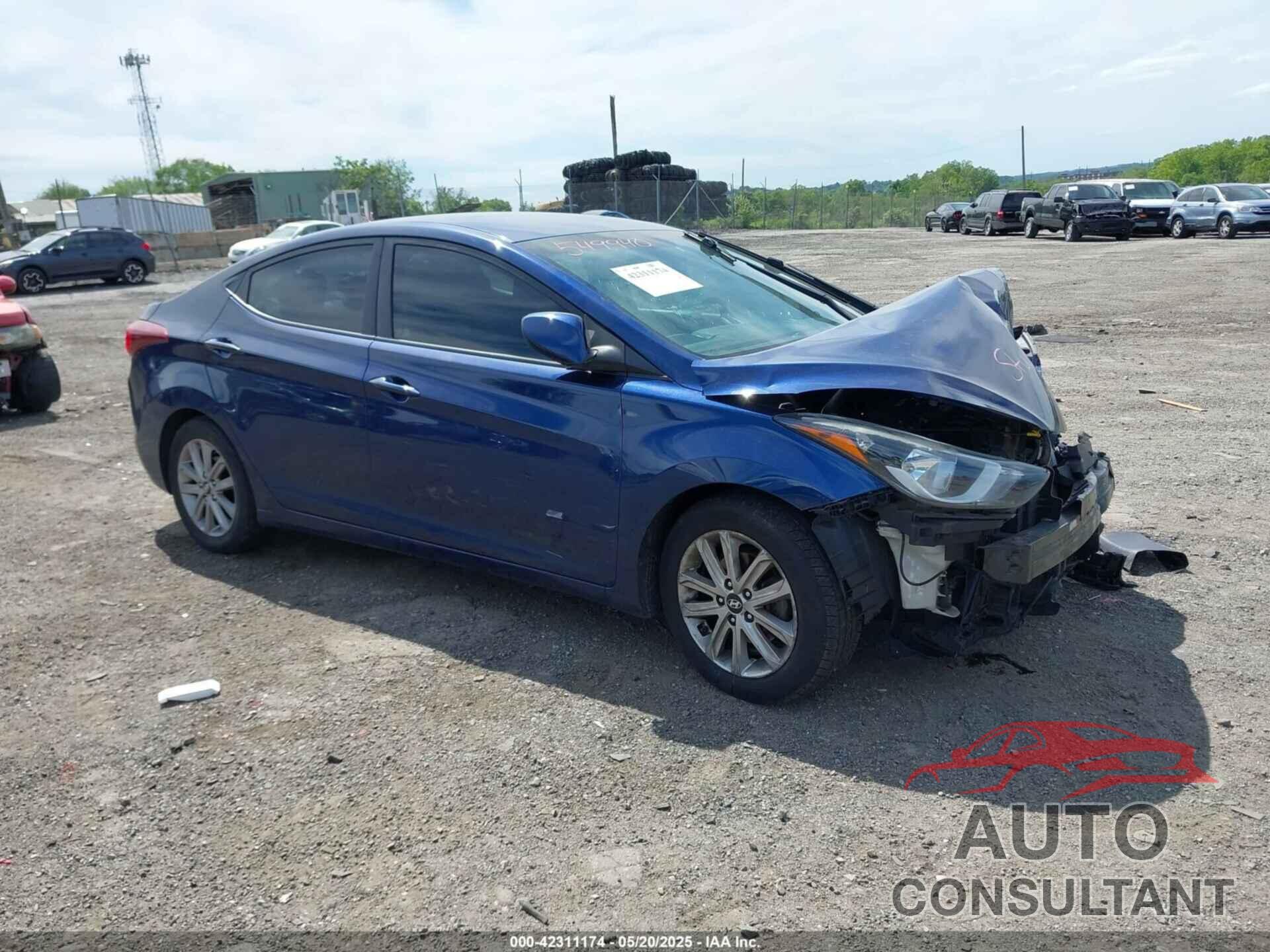 HYUNDAI ELANTRA 2015 - 5NPDH4AE8FH549940