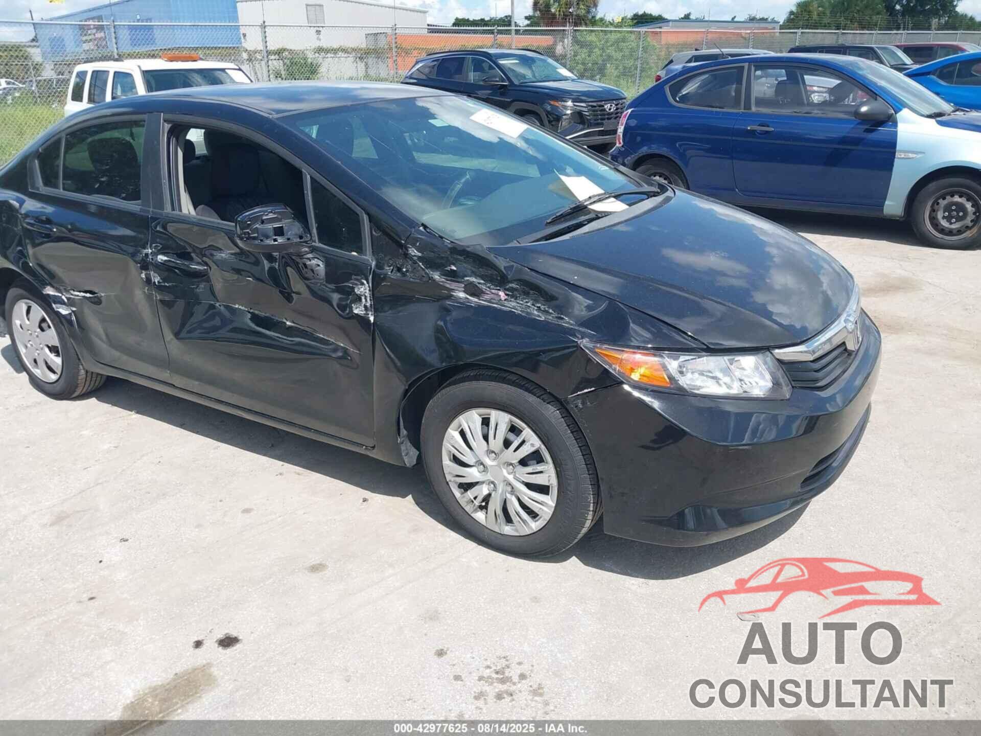 HONDA CIVIC 2012 - 2HGFB2F58CH530575
