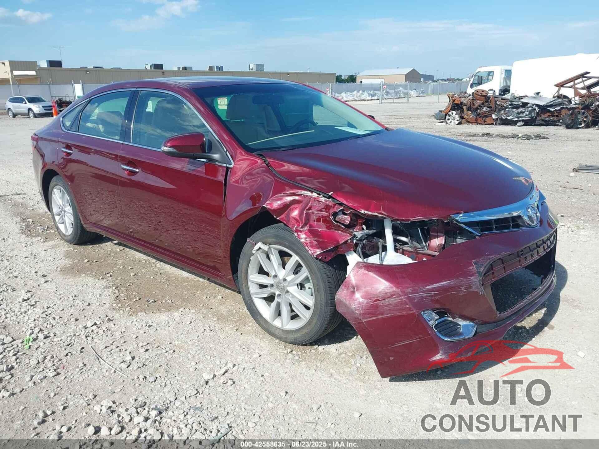 TOYOTA AVALON 2013 - 4T1BK1EB6DU062886