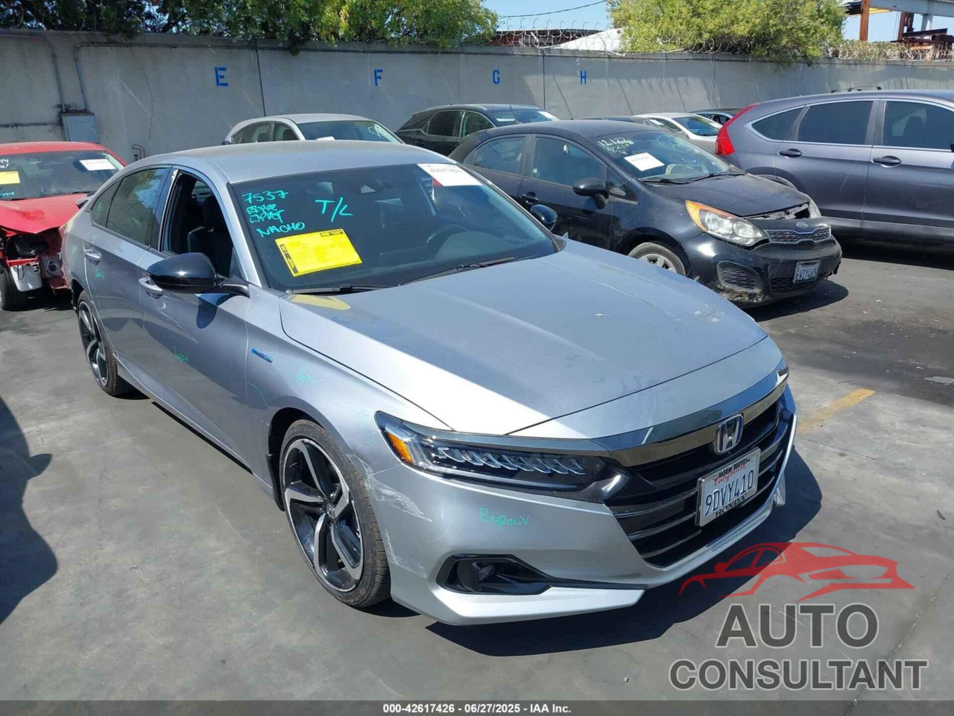HONDA ACCORD 2022 - 1HGCV3F27NA039065