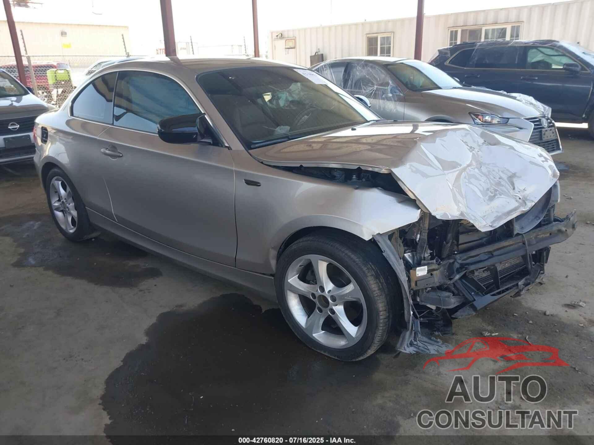BMW 128I 2011 - WBAUP9C59BVL90009