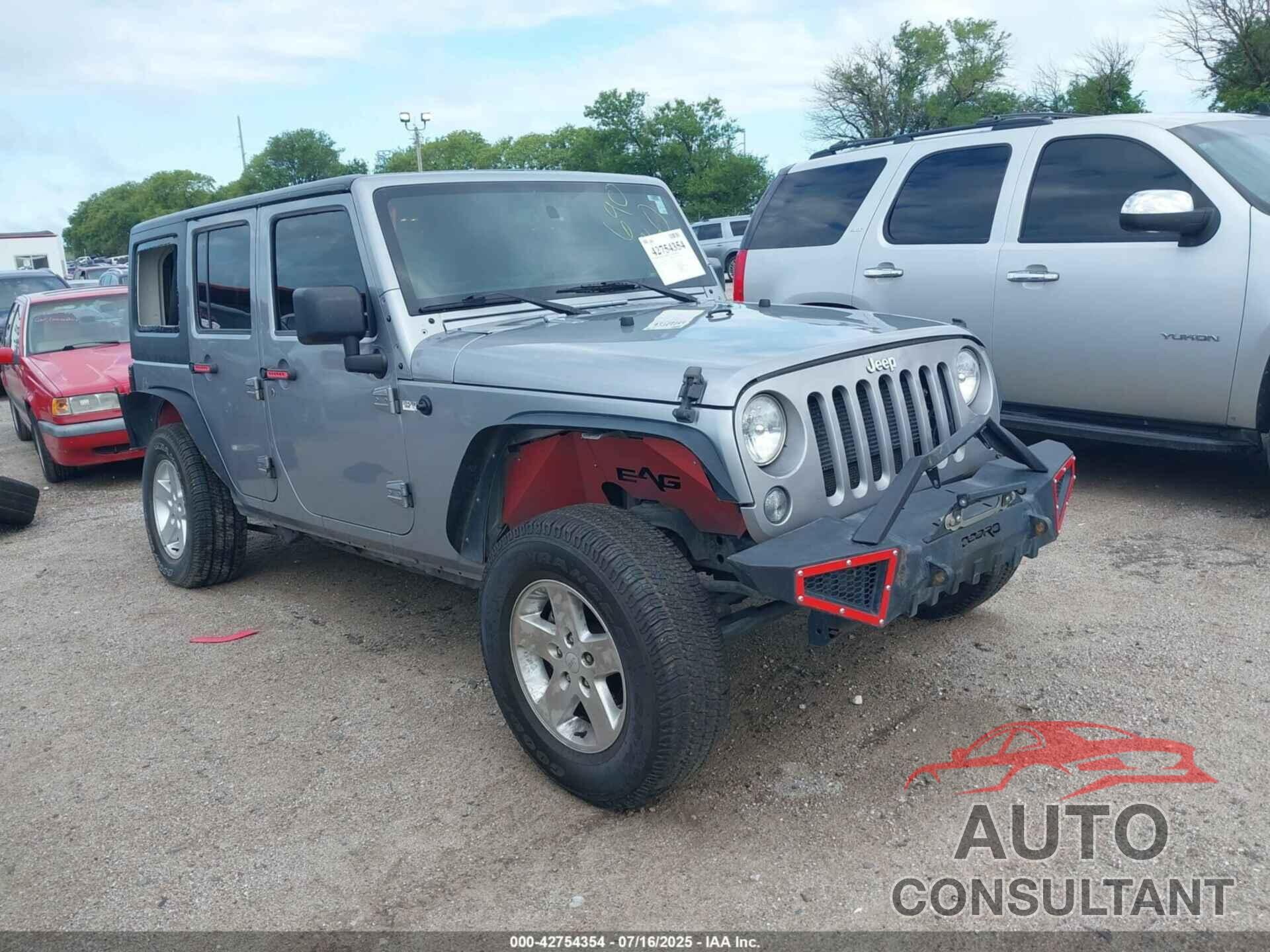JEEP WRANGLER UNLIMITED 2016 - 1C4BJWDGXGL301464