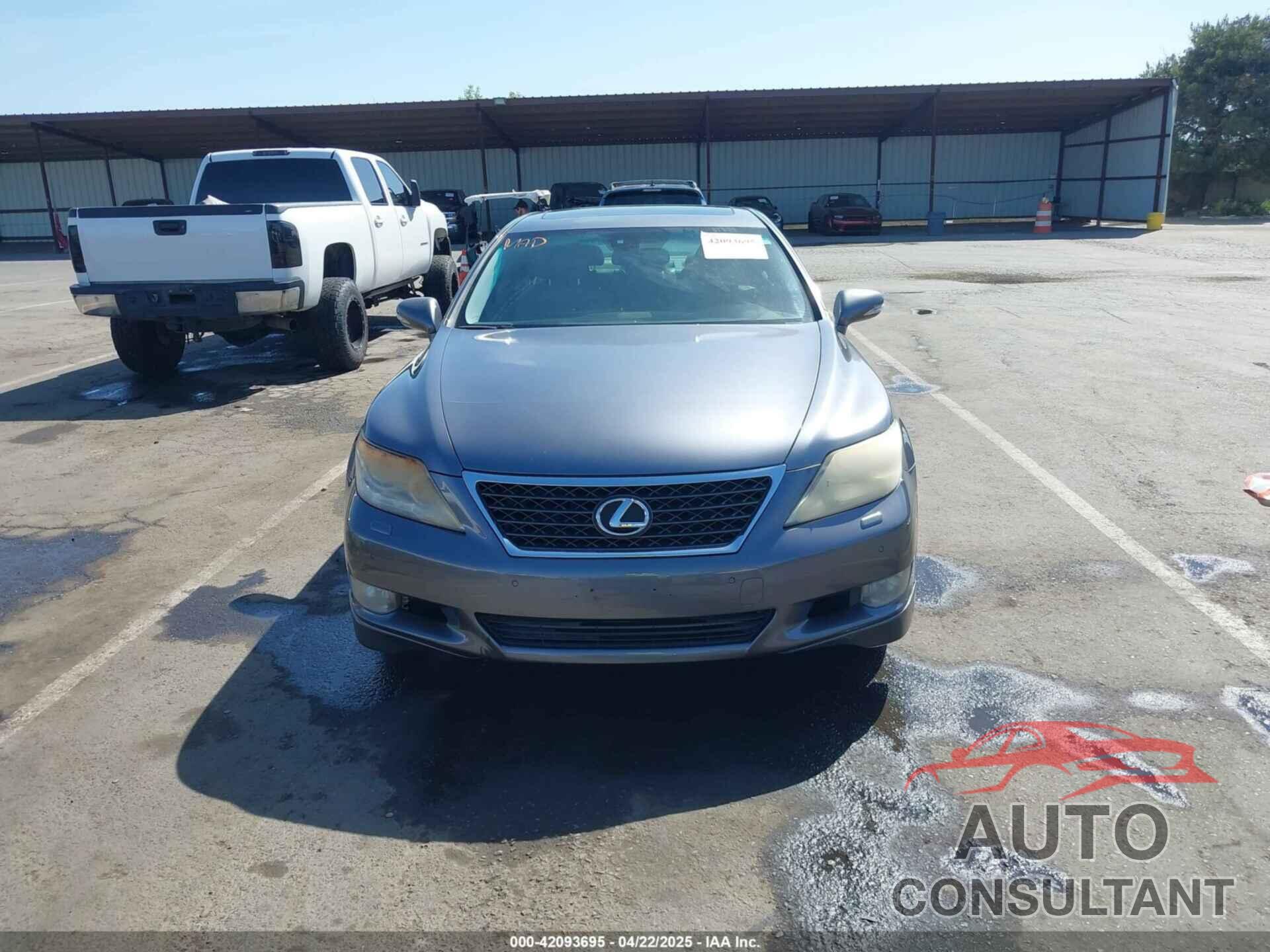 LEXUS LS 460 2012 - JTHBL5EF9C5109265