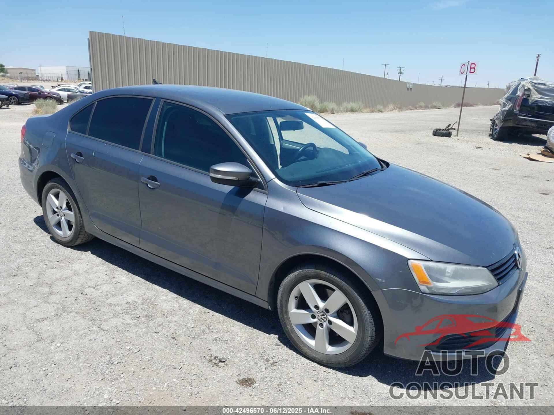 VOLKSWAGEN JETTA 2012 - 3VW3L7AJ6CM089396