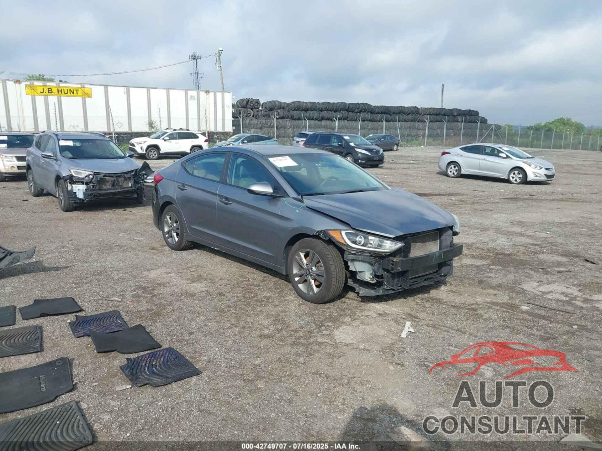 HYUNDAI ELANTRA 2018 - KMHD84LF8JU534838