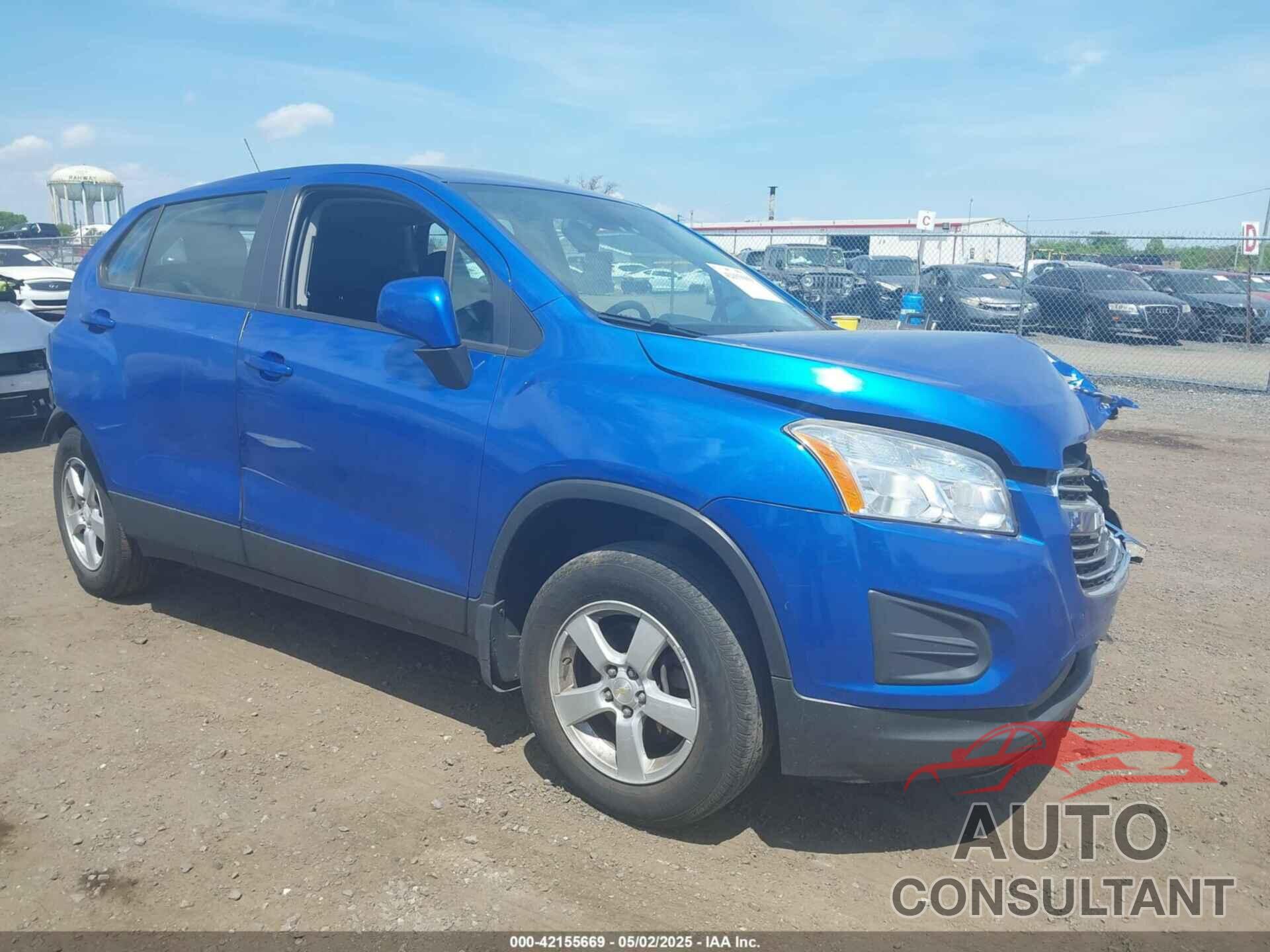 CHEVROLET TRAX 2015 - KL7CJPSB8FB107177