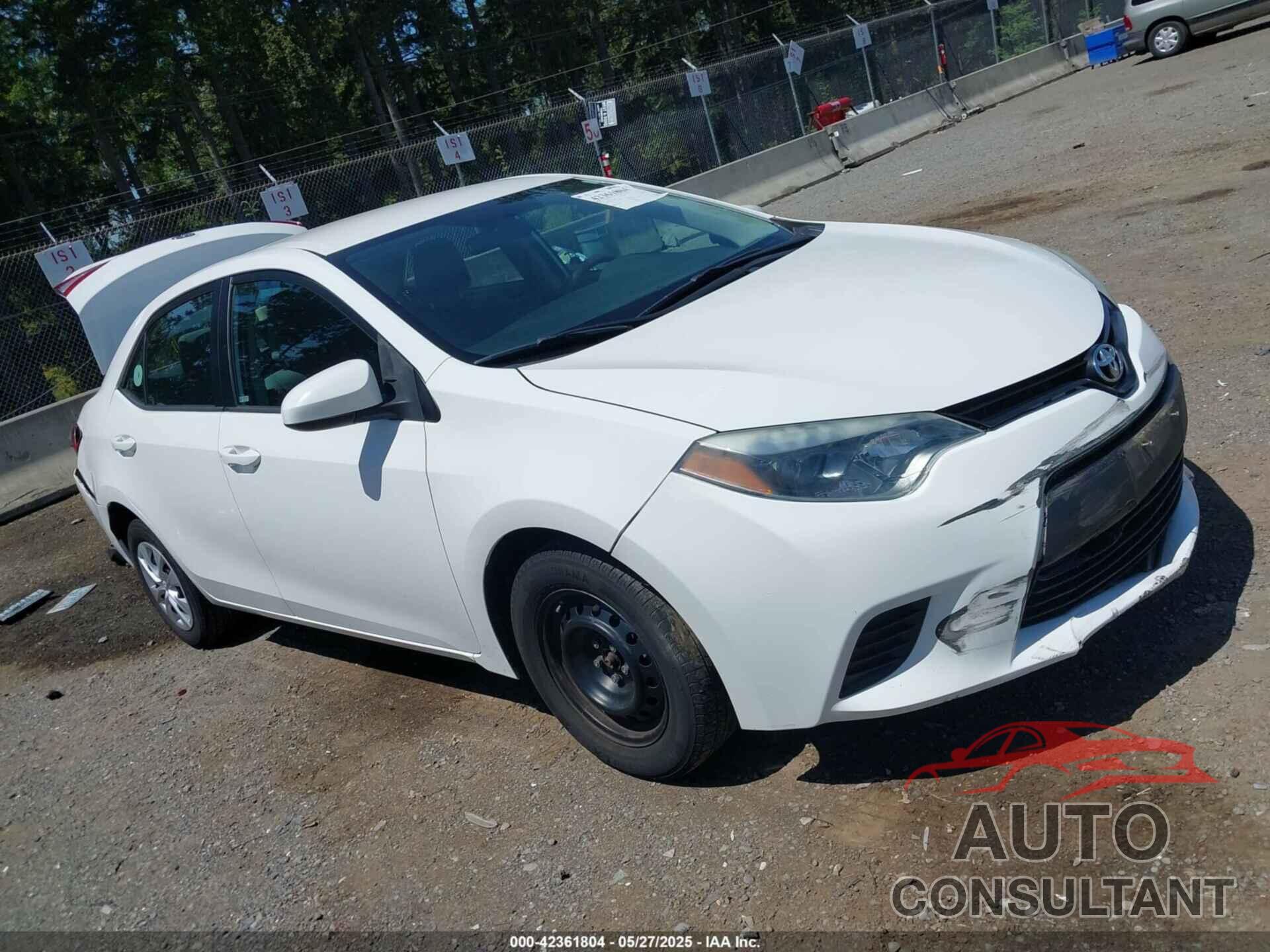 TOYOTA COROLLA 2016 - 2T1BURHEXGC536682