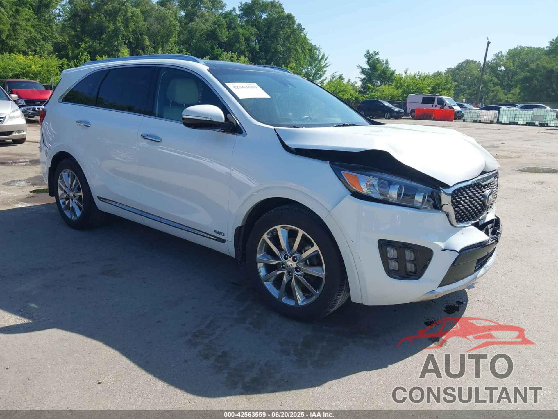 KIA SORENTO 2016 - 5XYPKDA53GG148741