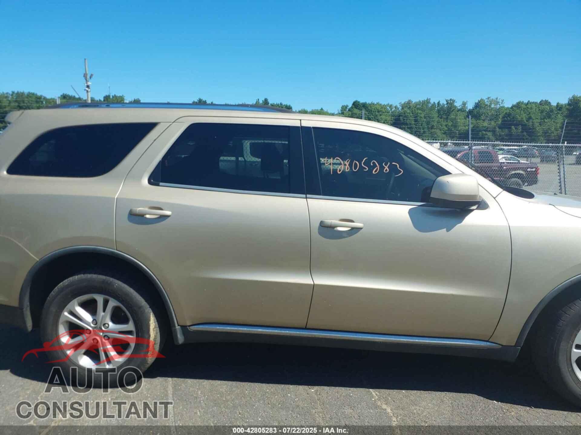 DODGE DURANGO 2012 - 1C4RDJAG4CC147535