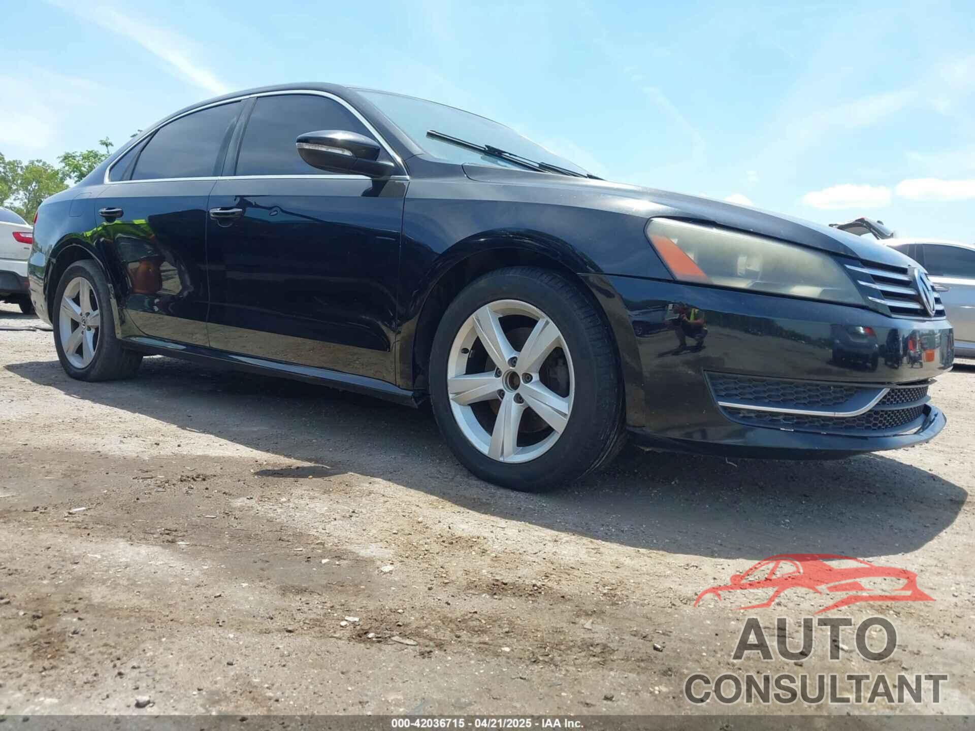 VOLKSWAGEN PASSAT 2012 - 1VWBP7A39CC015294