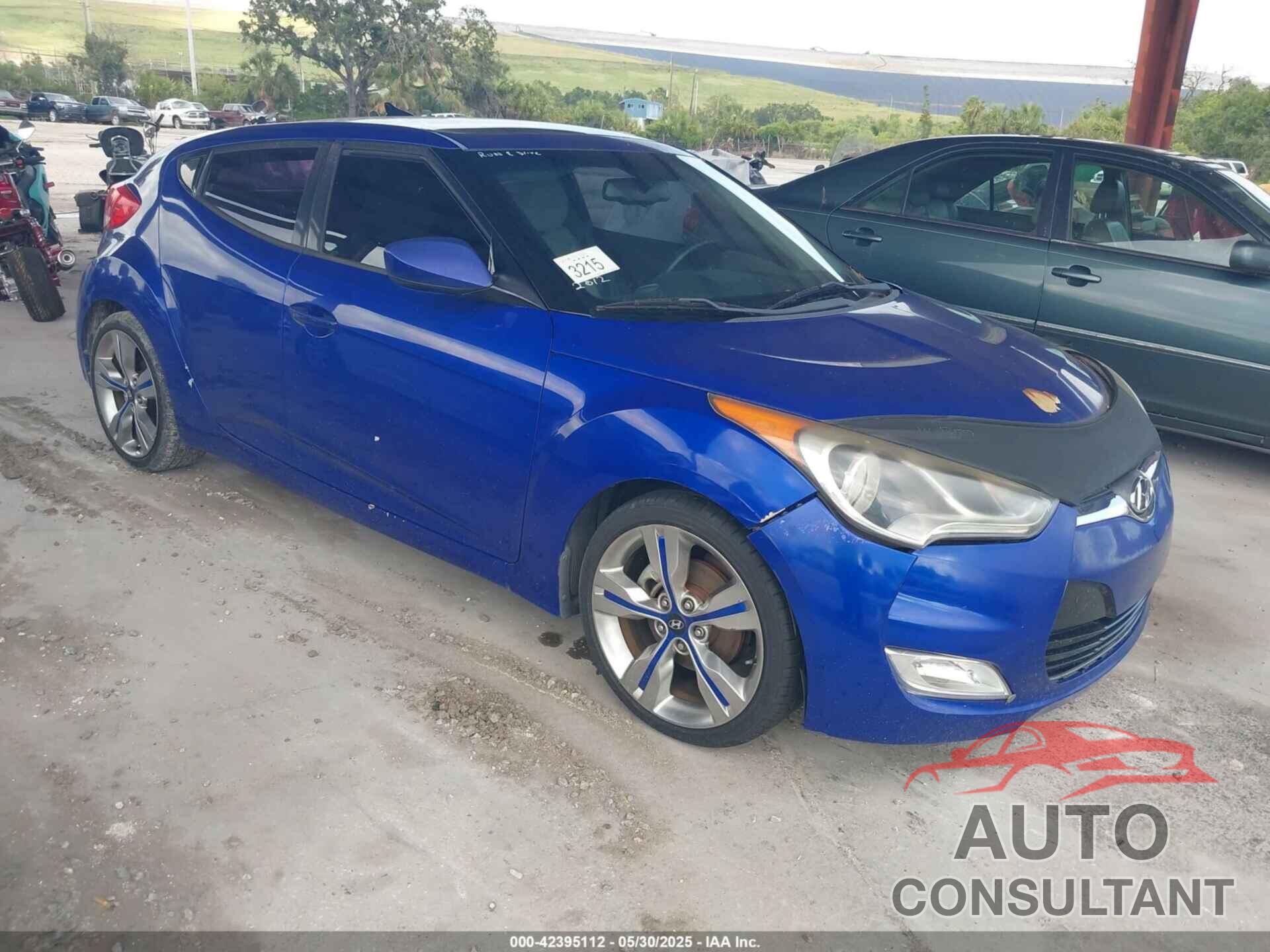 HYUNDAI VELOSTER 2012 - KMHTC6AD0CU034683