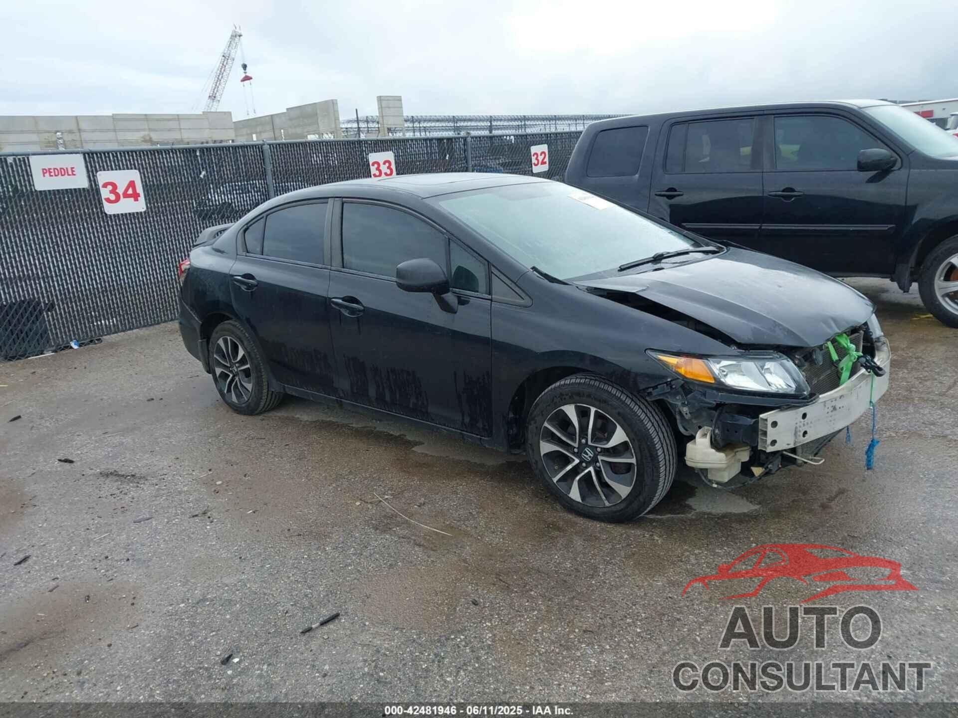 HONDA CIVIC 2013 - 2HGFB2F88DH501248