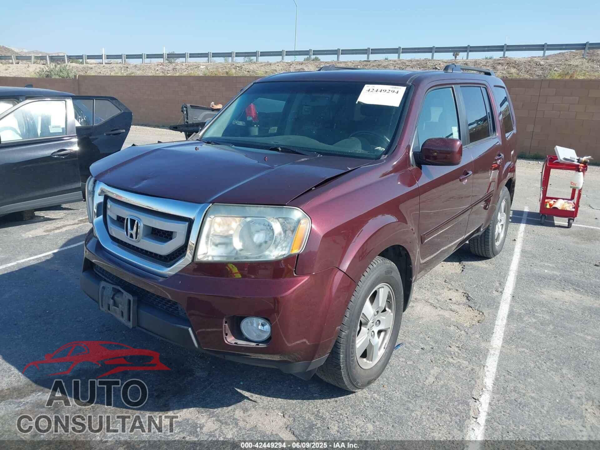 HONDA PILOT 2009 - 5FNYF38539B024889