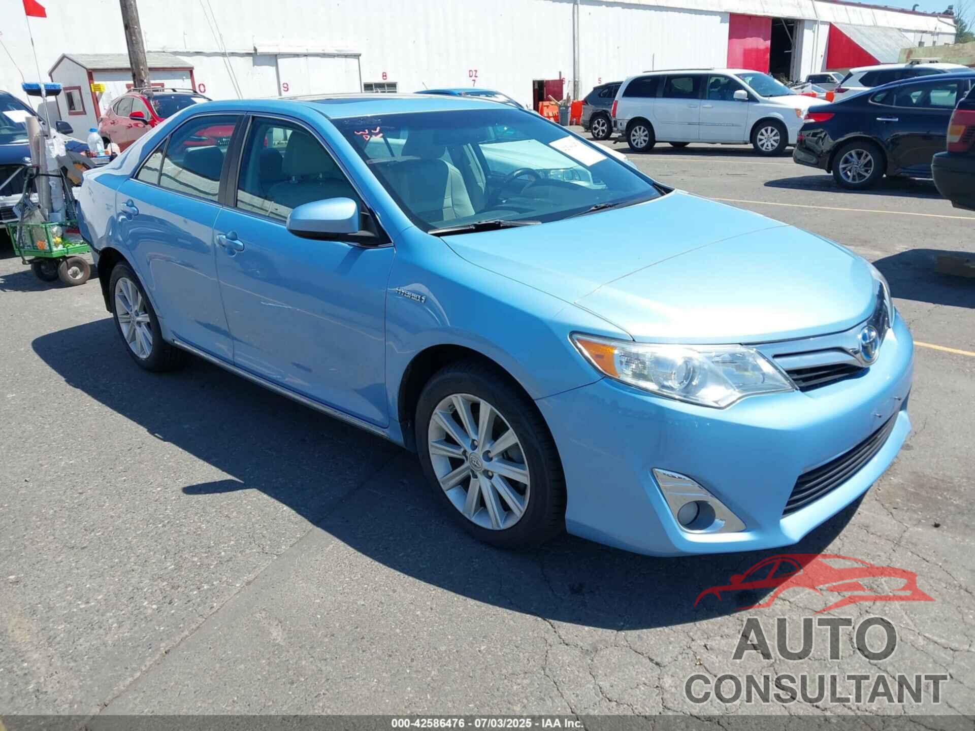 TOYOTA CAMRY HYBRID 2012 - 4T1BD1FK8CU032974