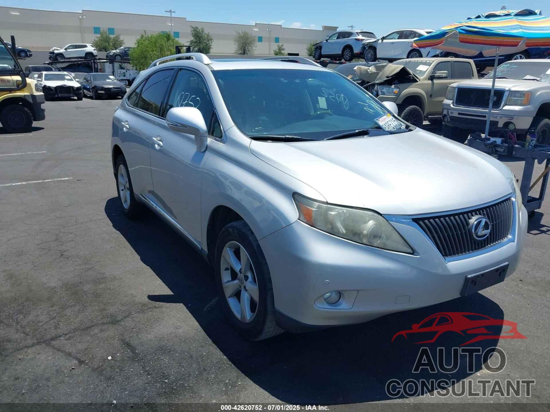 LEXUS RX 350 2010 - JTJZK1BA1A2001710