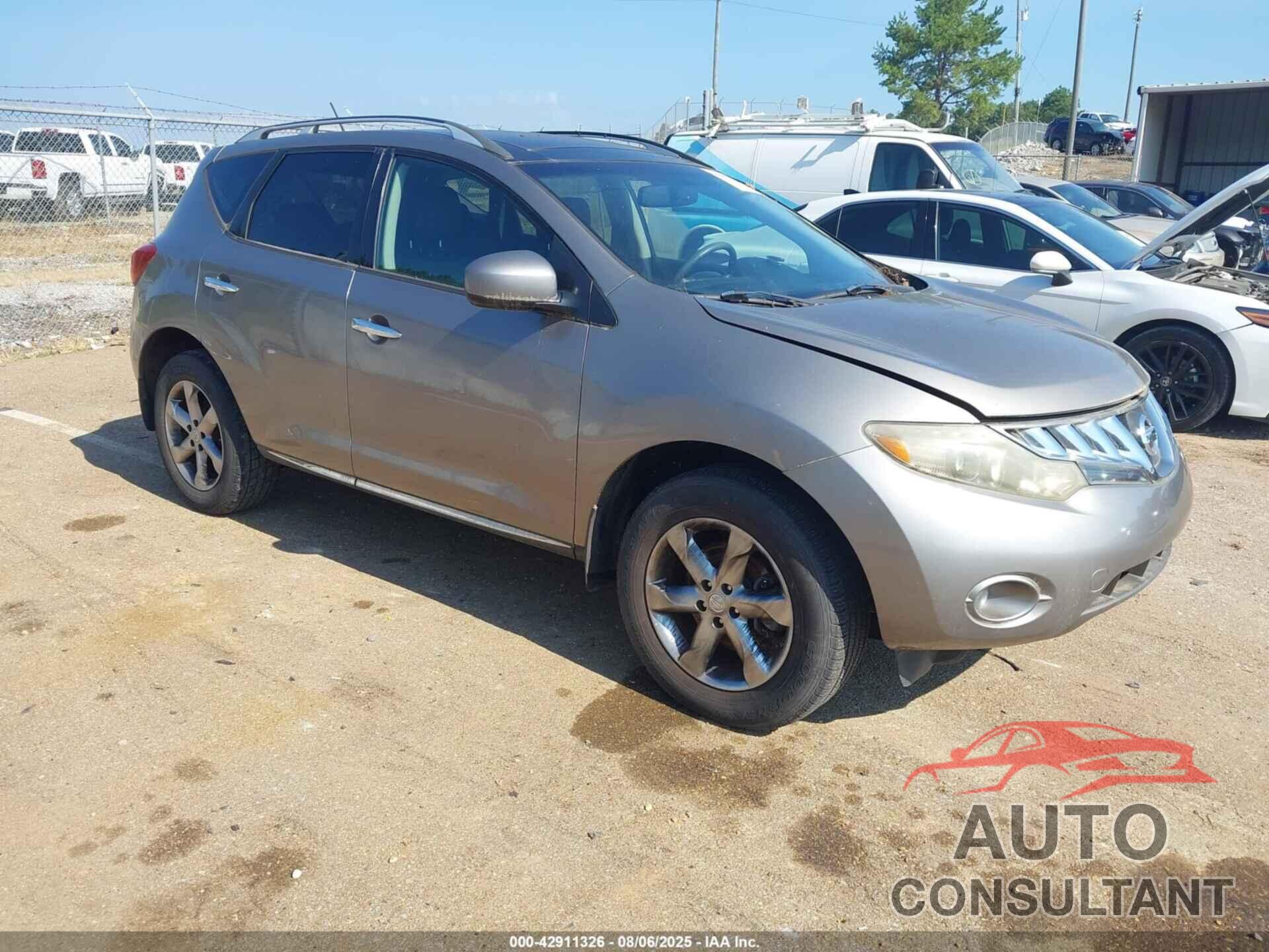 NISSAN MURANO 2009 - JN8AZ18U19W100579