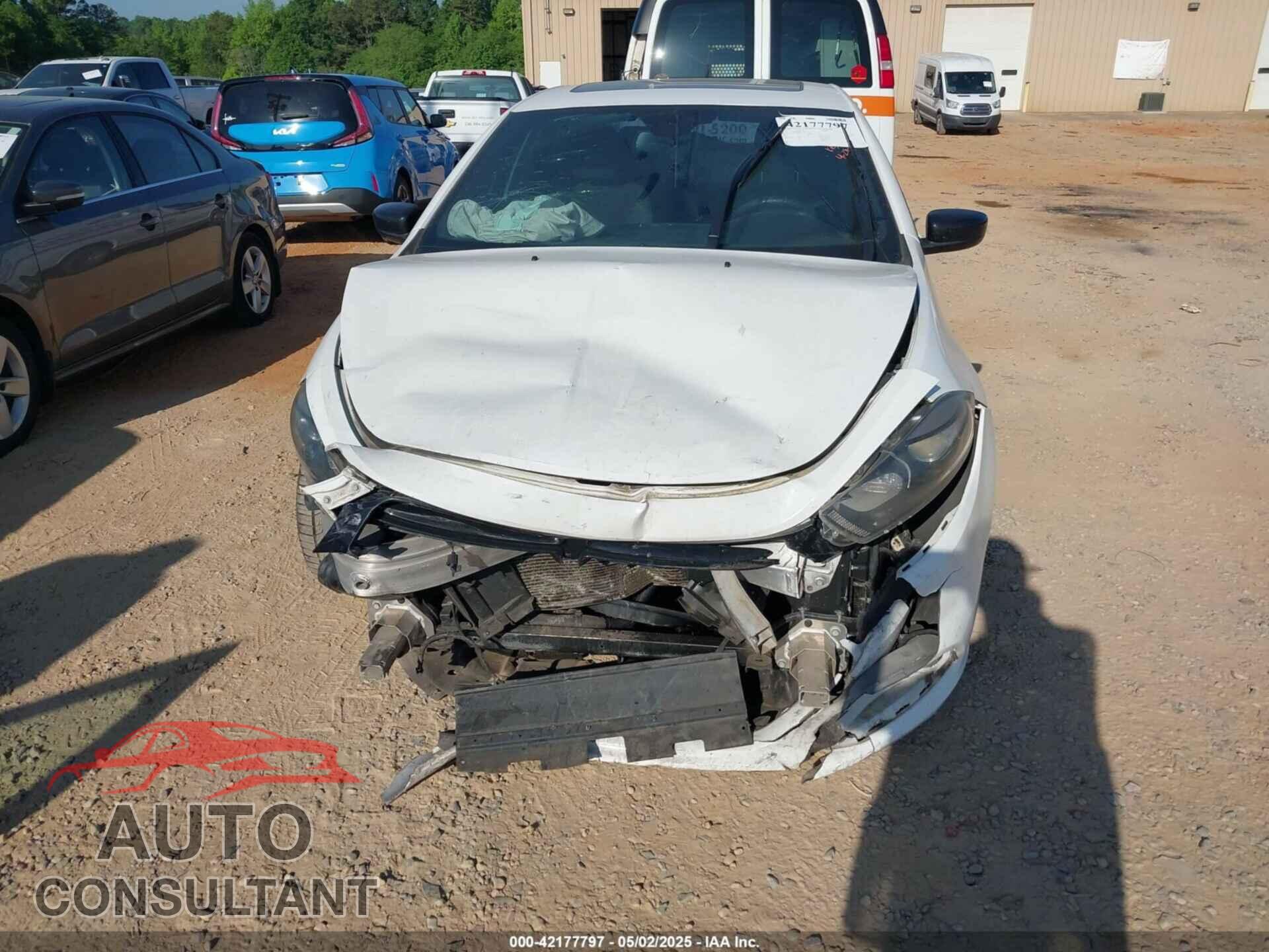 DODGE DART 2015 - 1C3CDFBB3FD223836