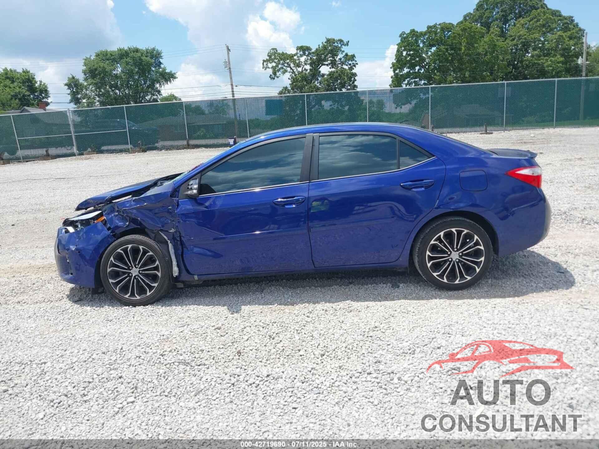 TOYOTA COROLLA 2016 - 5YFBURHE8GP538270