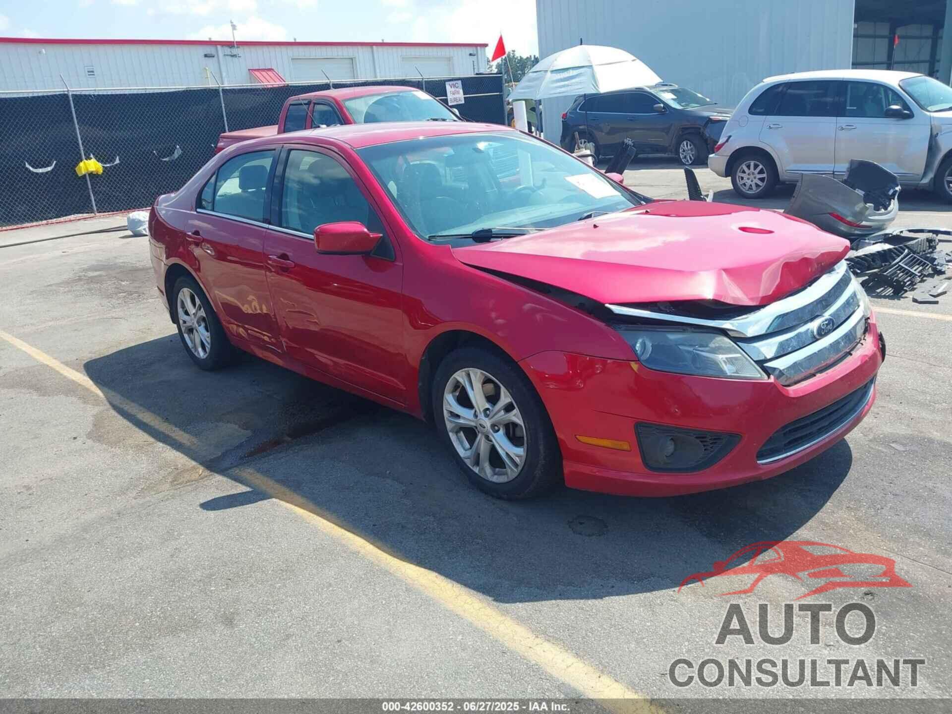 FORD FUSION 2012 - 3FAHP0HA0CR280458