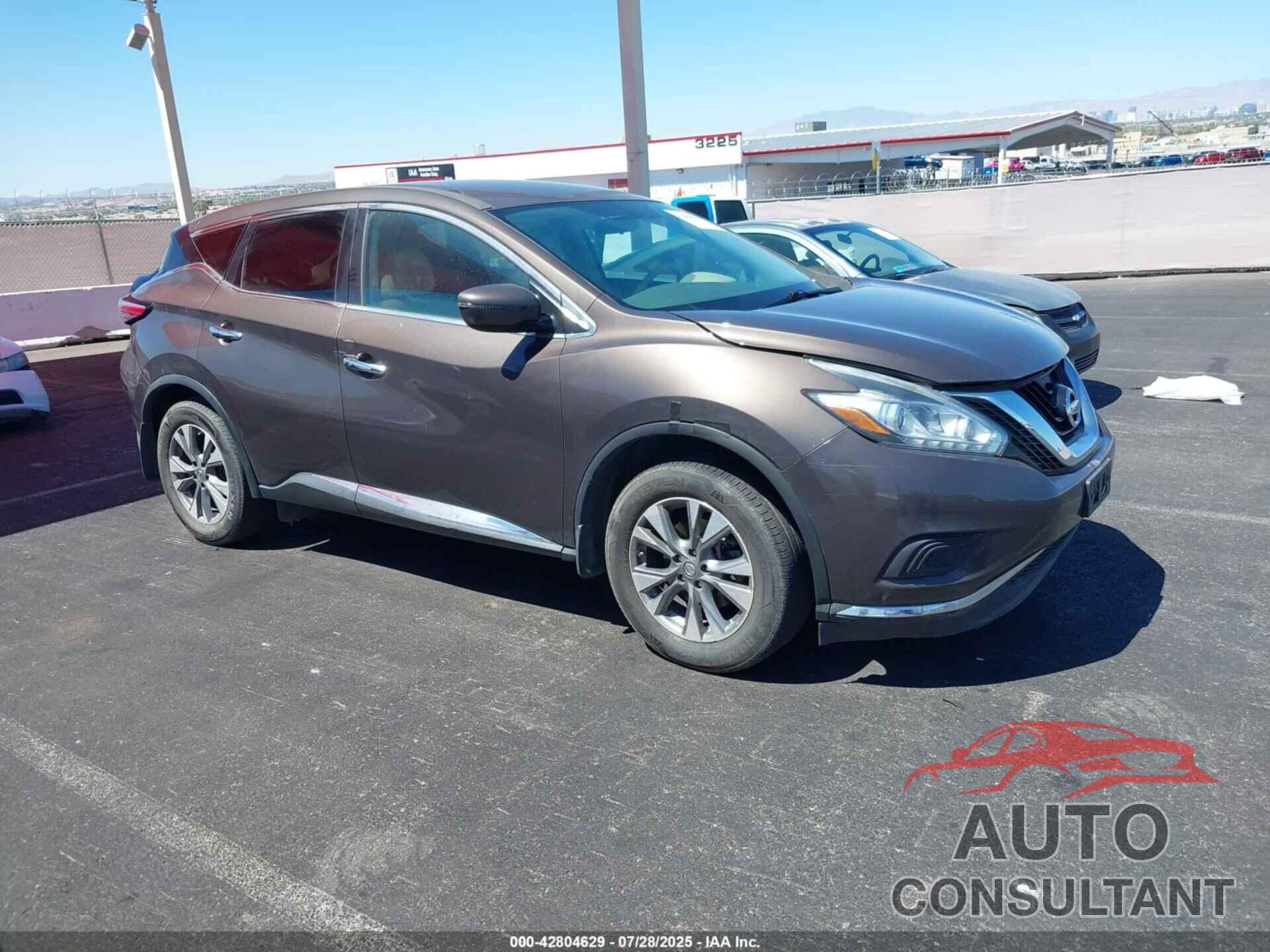 NISSAN MURANO 2015 - 5N1AZ2MHXFN287862