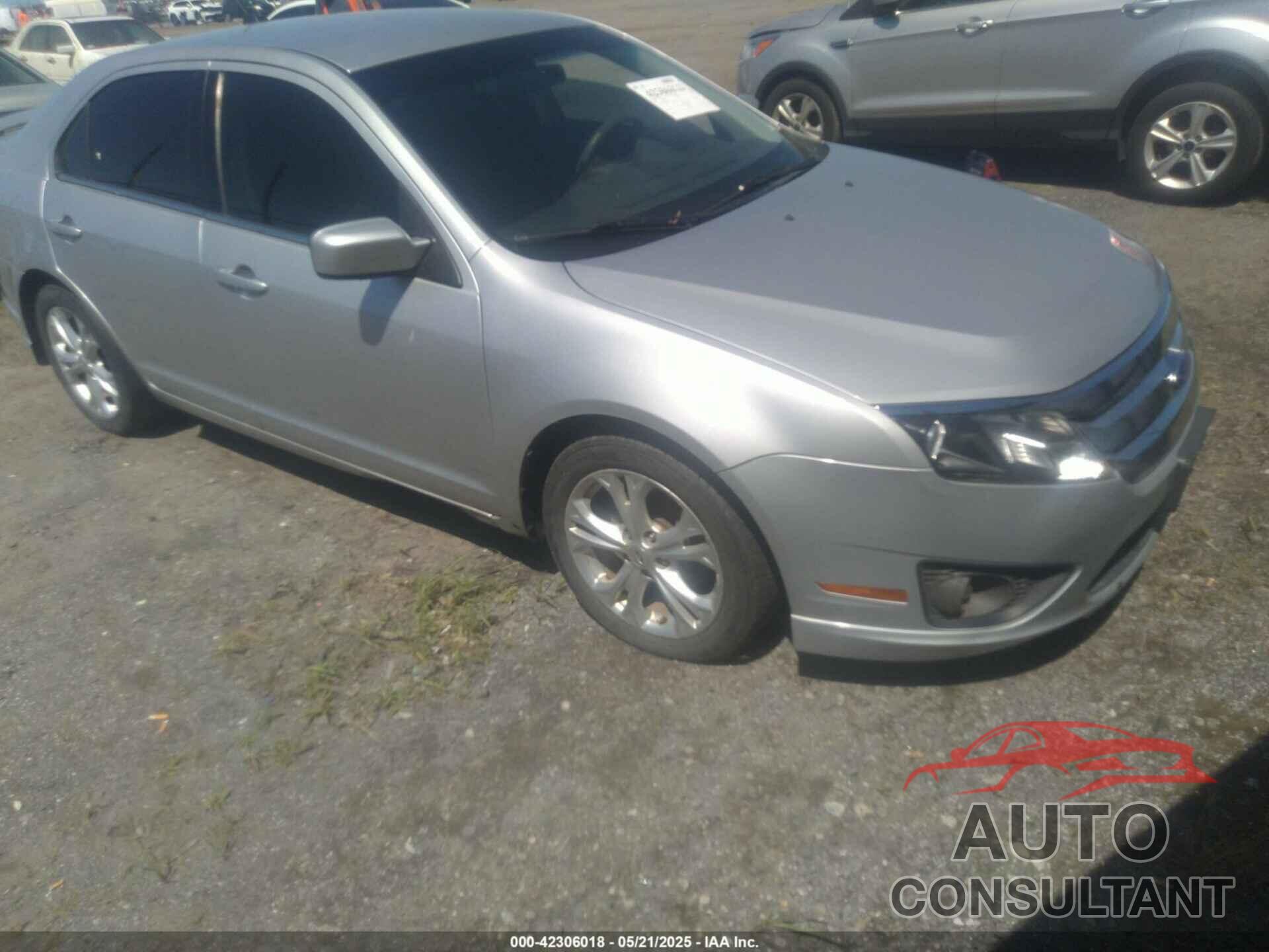 FORD FUSION 2012 - 3FAHP0HA2CR258493