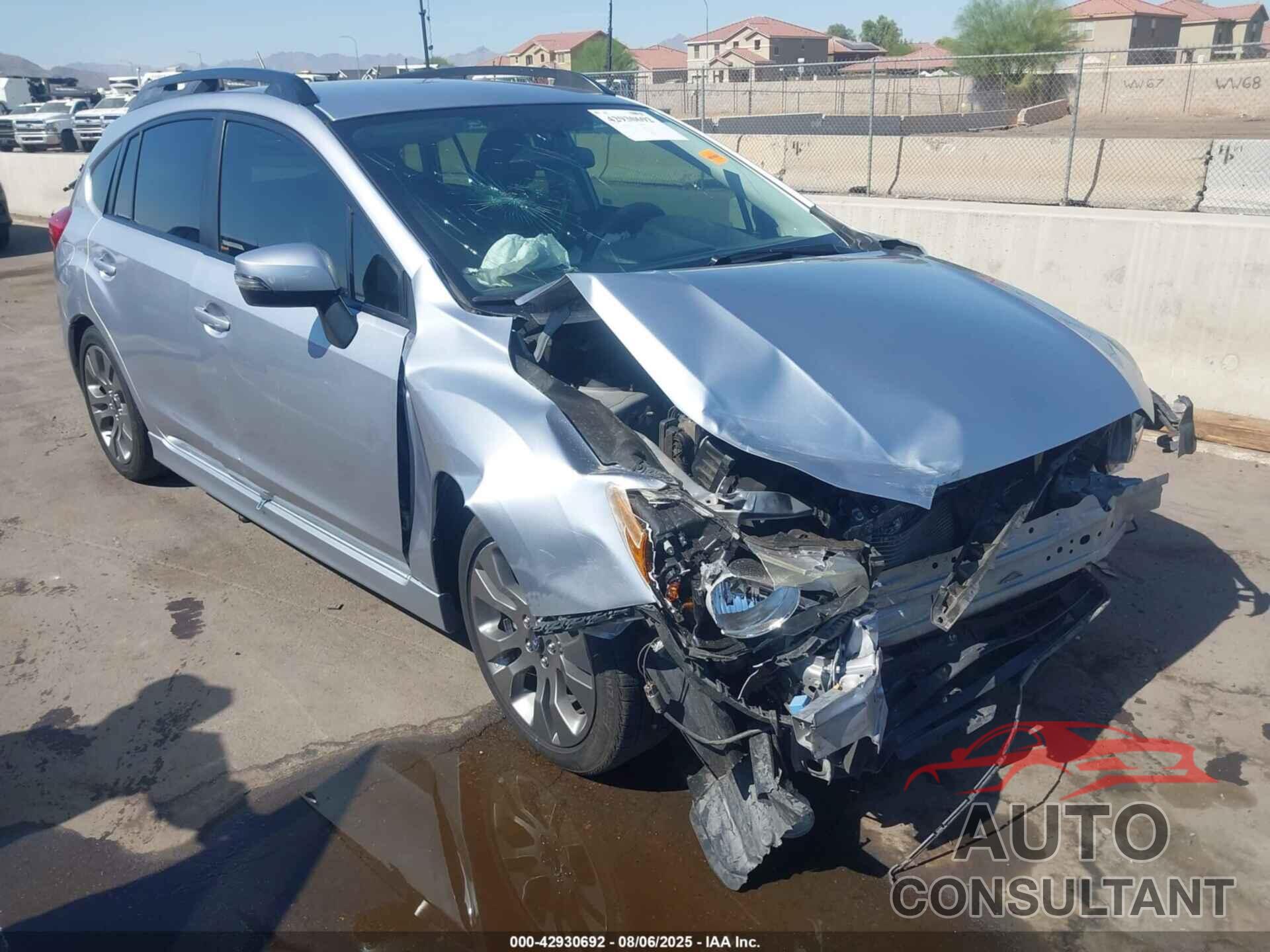 SUBARU IMPREZA 2015 - JF1GPAV6XF8258913