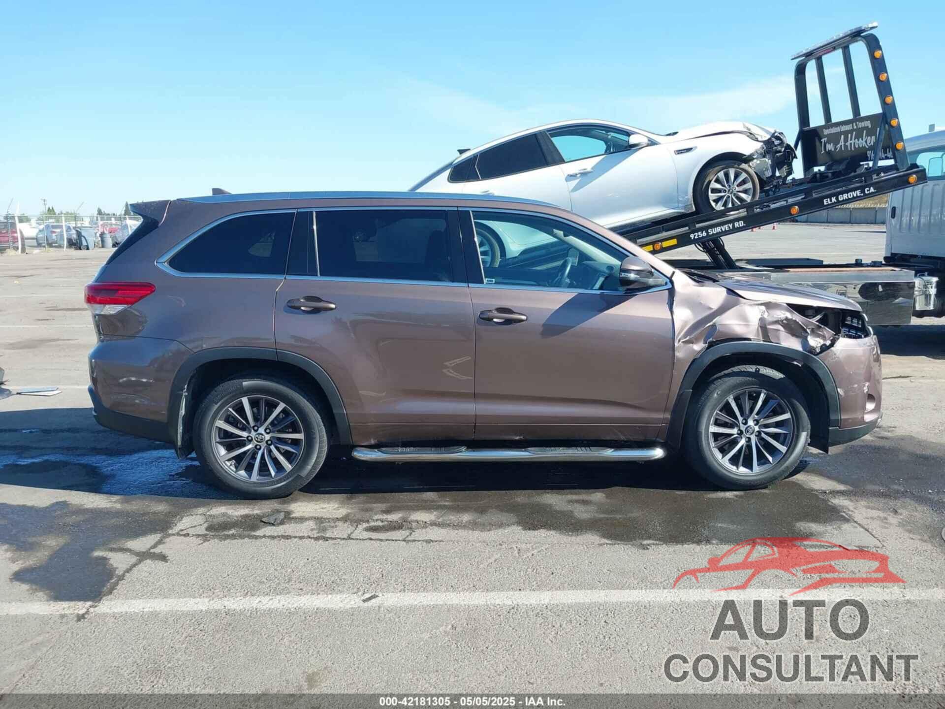 TOYOTA HIGHLANDER 2017 - 5TDJZRFH4HS419151