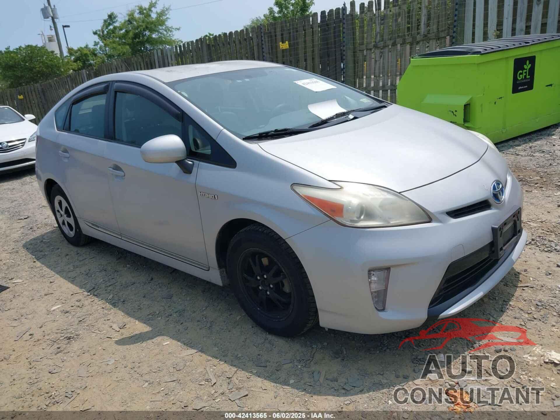 TOYOTA PRIUS 2013 - JTDKN3DU4D5577888