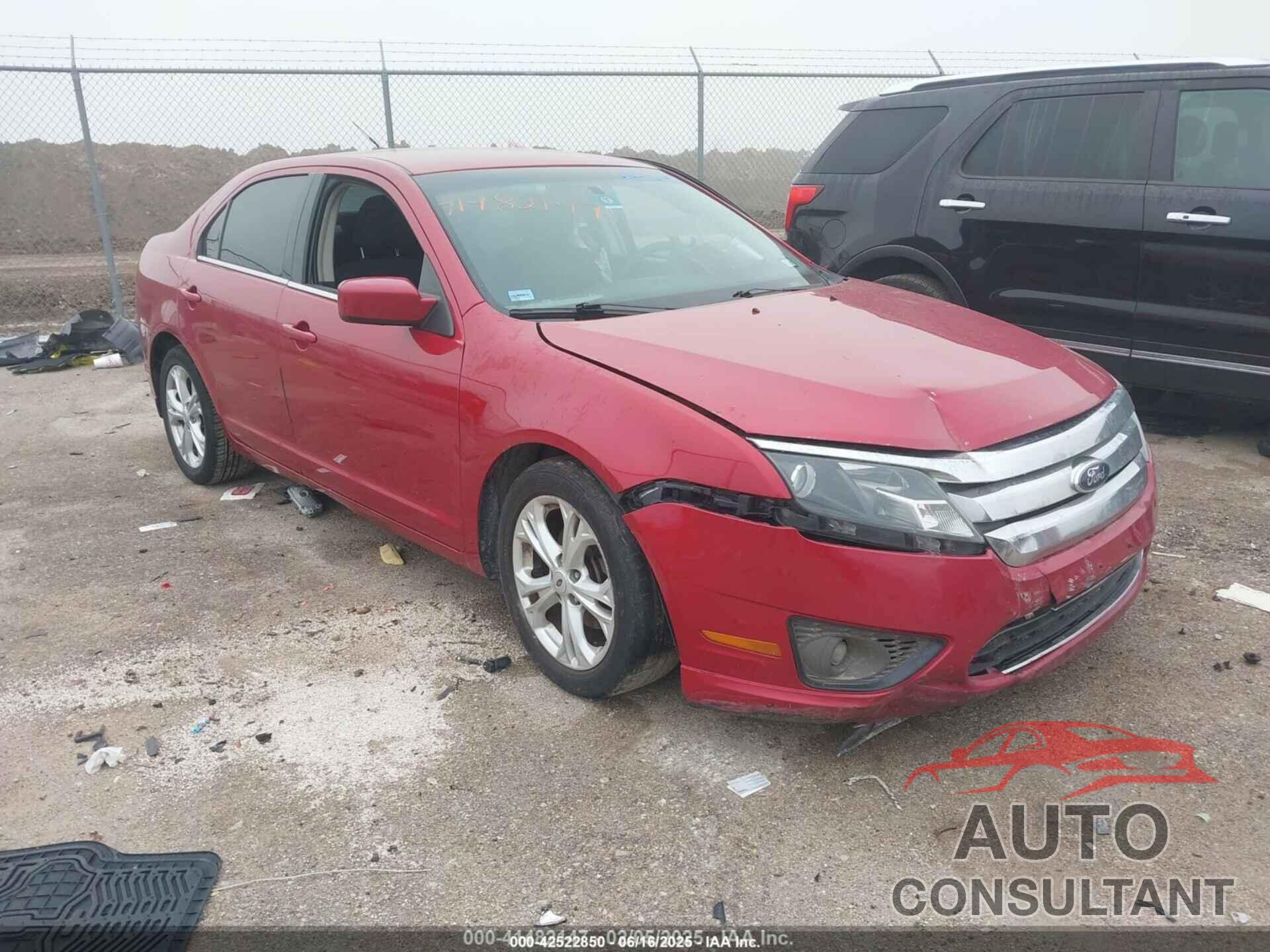 FORD FUSION 2012 - 3FAHP0HA5CR357194
