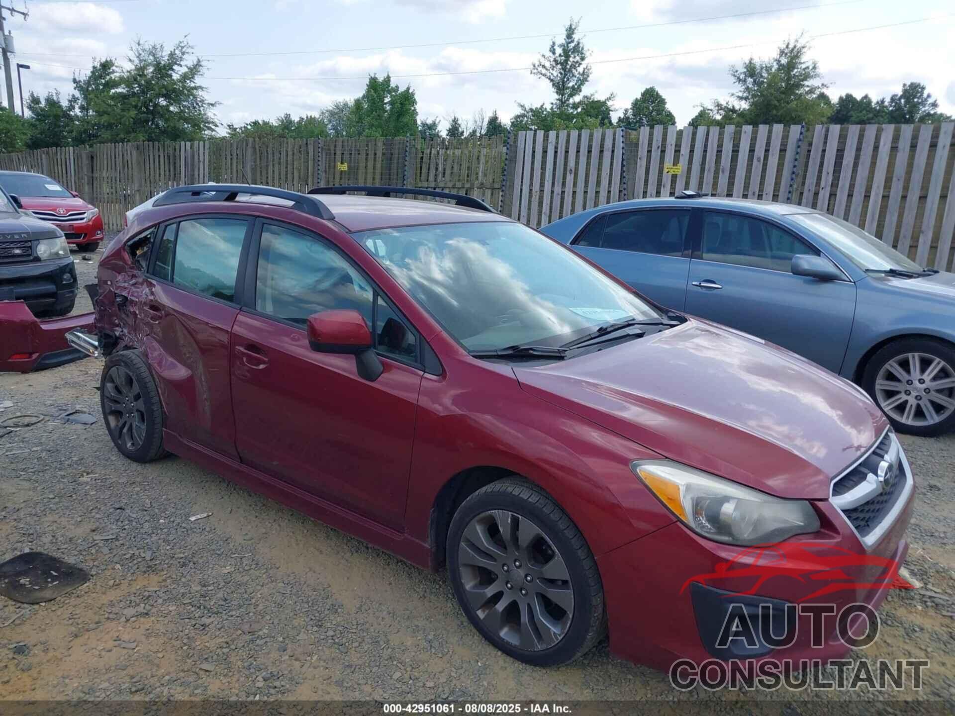 SUBARU IMPREZA 2013 - JF1GPAL63D2847949