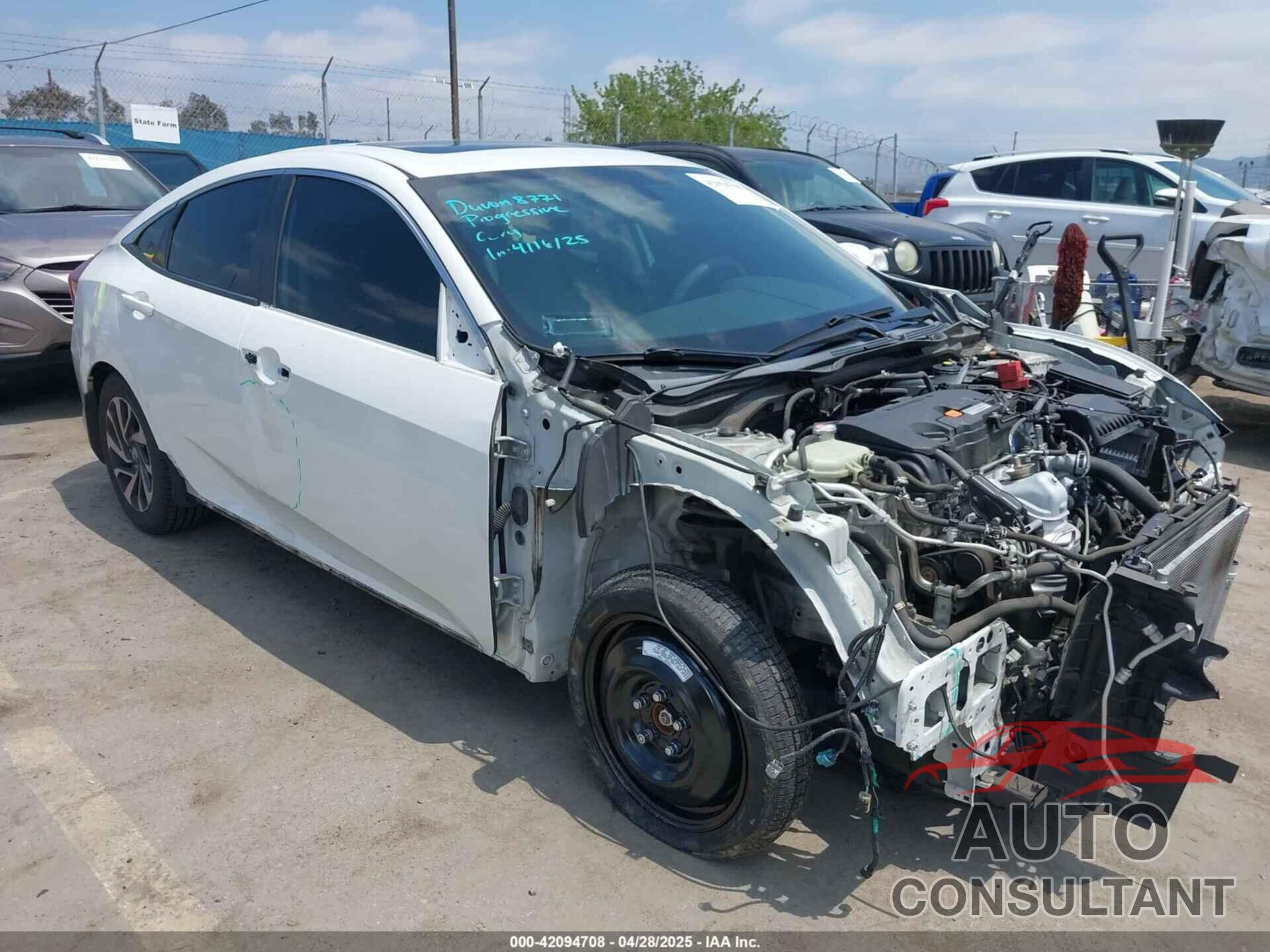 HONDA CIVIC 2017 - 2HGFC2F77HH570734