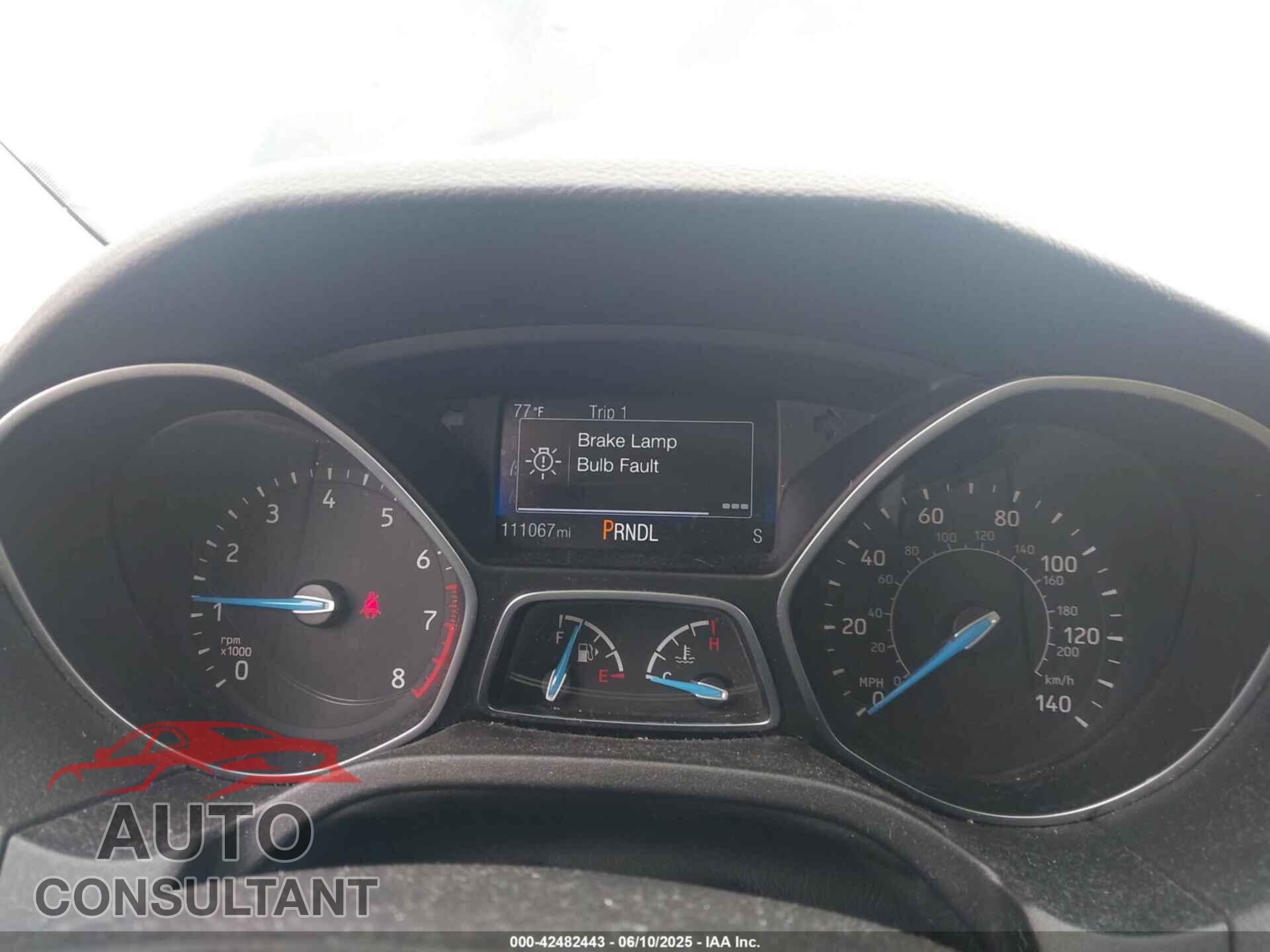 FORD FOCUS 2017 - 1FADP3F24HL346463