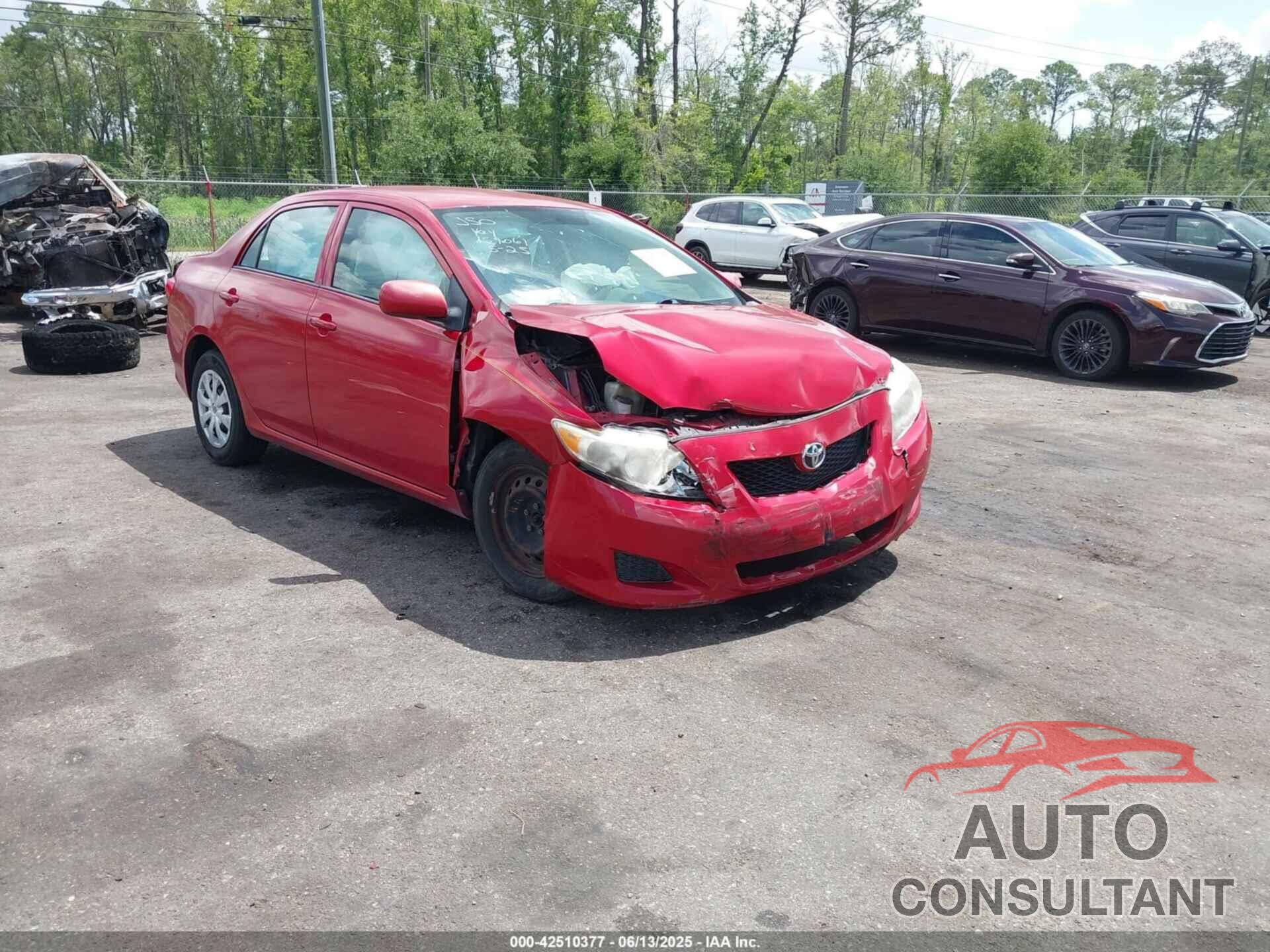 TOYOTA COROLLA 2009 - 2T1BU40E89C159061