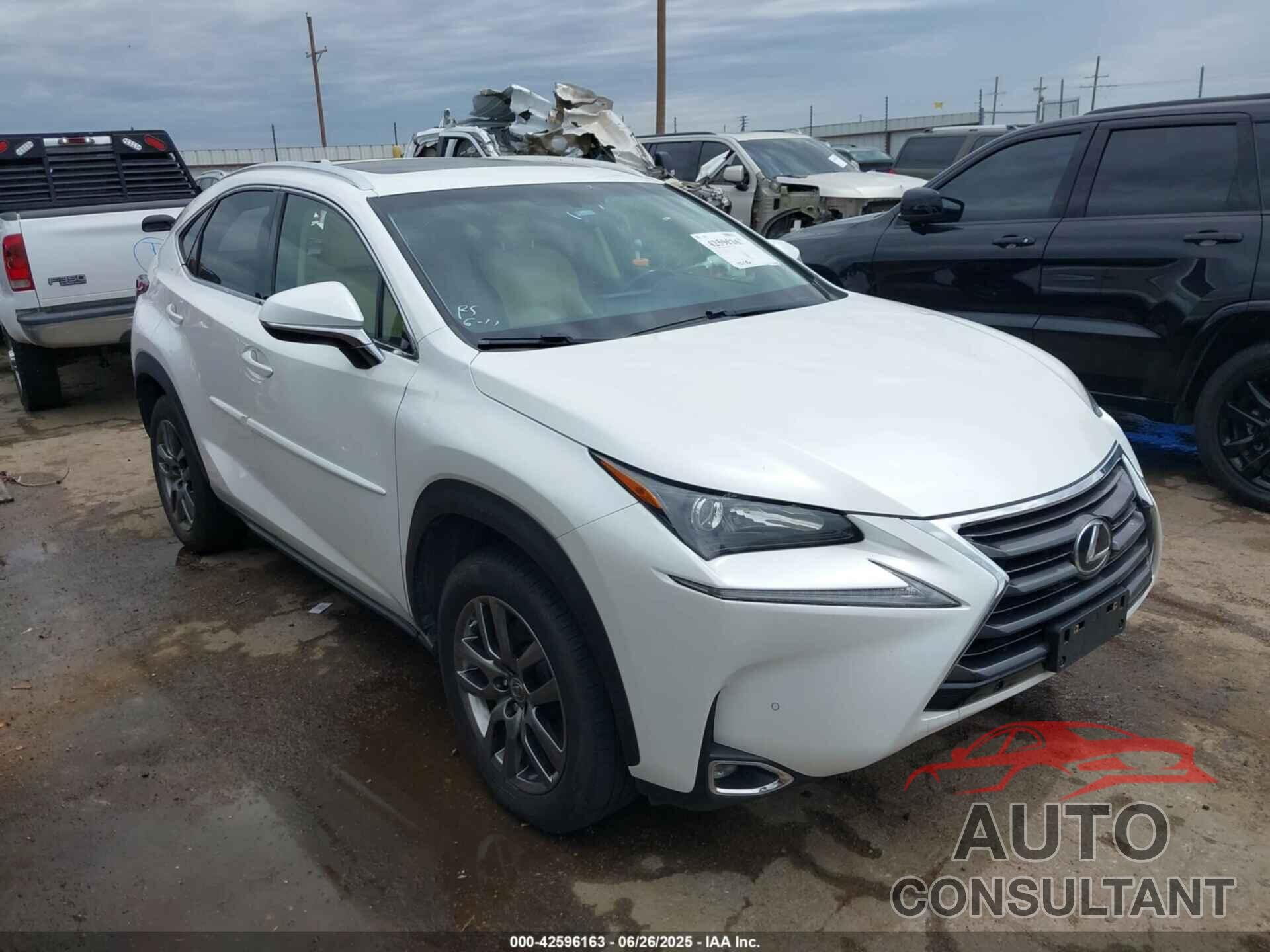 LEXUS NX 200T 2016 - JTJBARBZ7G2082097