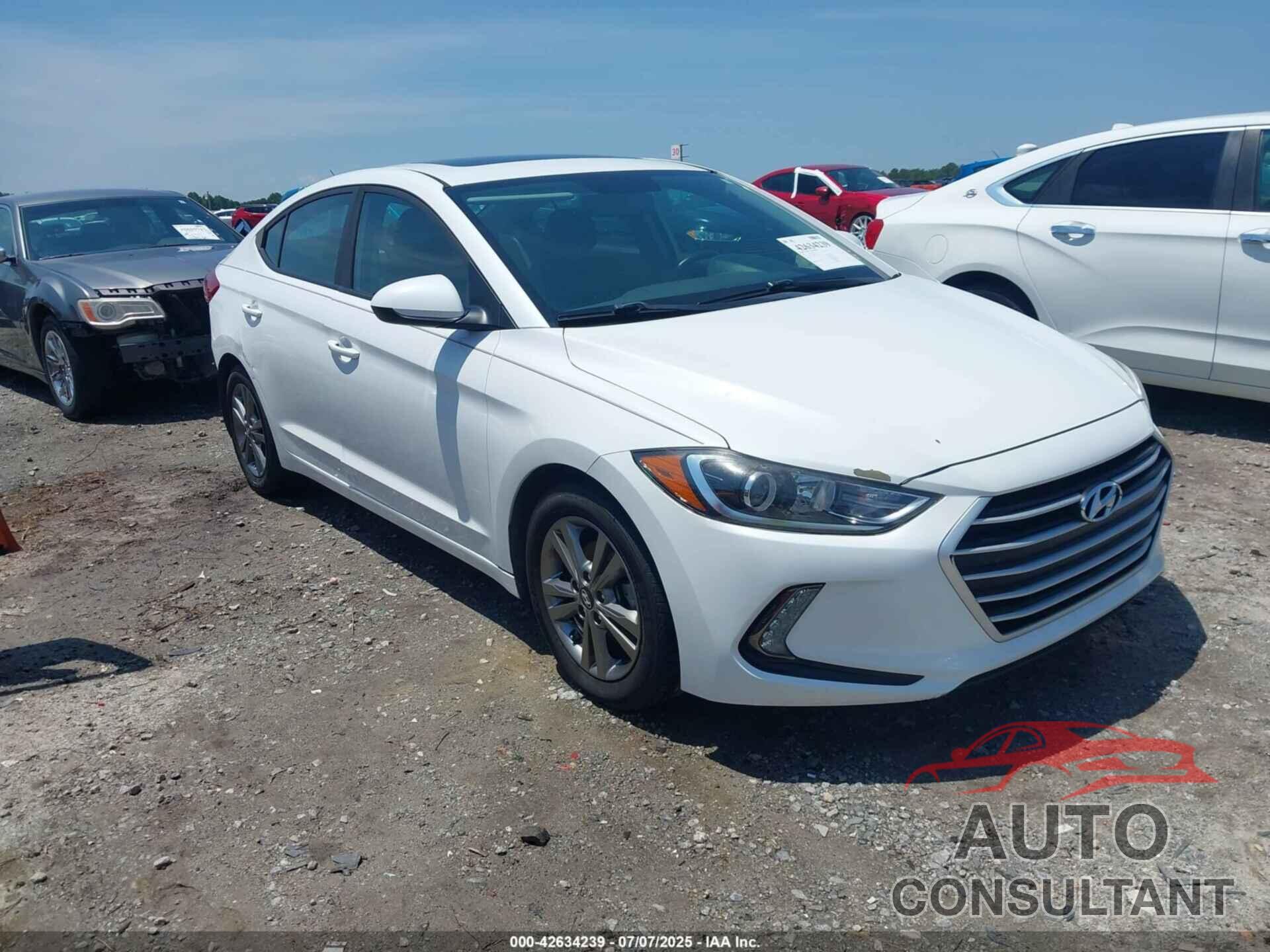 HYUNDAI ELANTRA 2018 - 5NPD84LF2JH370372