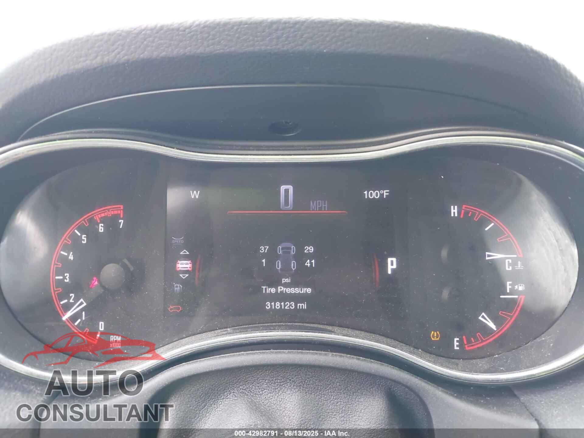 DODGE DURANGO 2017 - 1C4SDHCT9HC869899