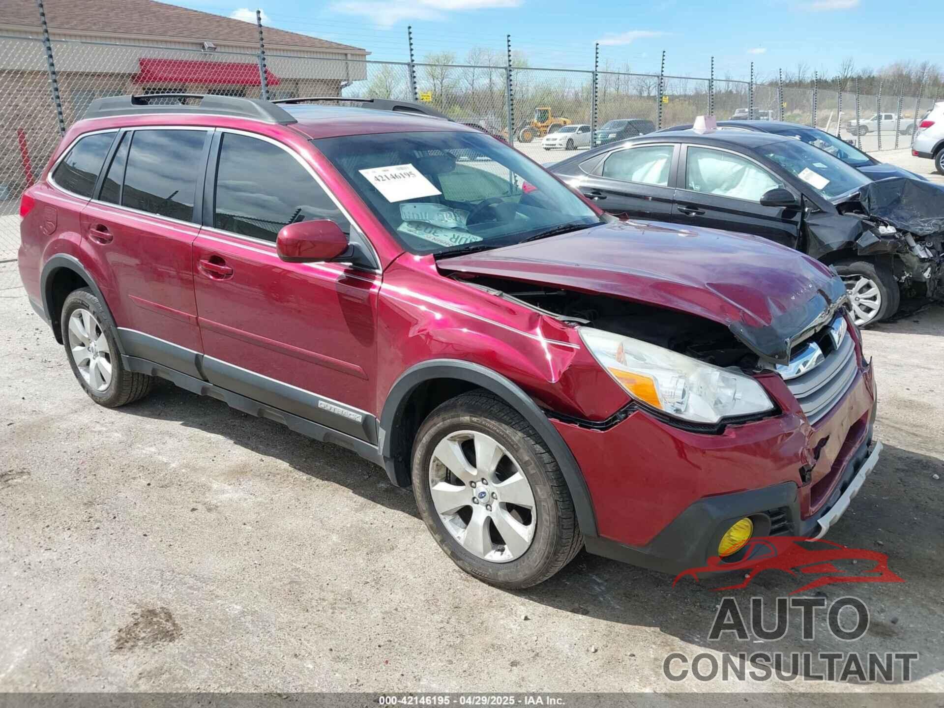 SUBARU OUTBACK 2011 - 4S4BREKC5B2421461