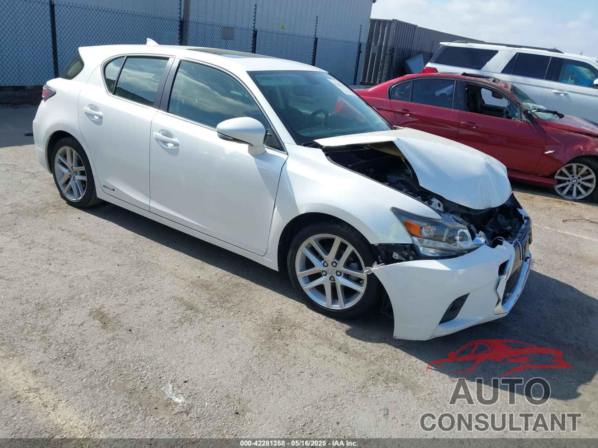 LEXUS CT 200H 2016 - JTHKD5BH2G2274942