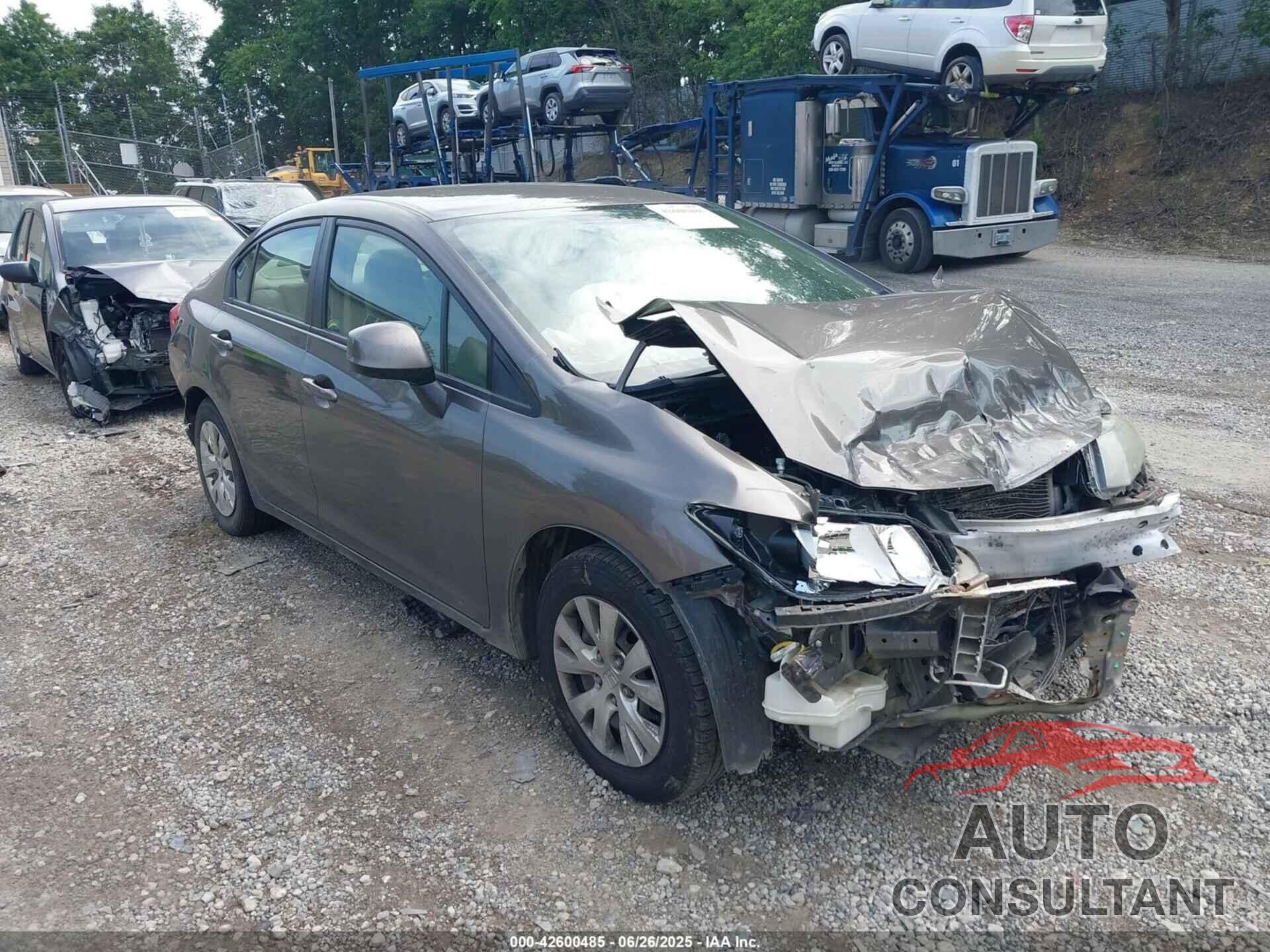 HONDA CIVIC 2012 - 19XFB2F53CE322579