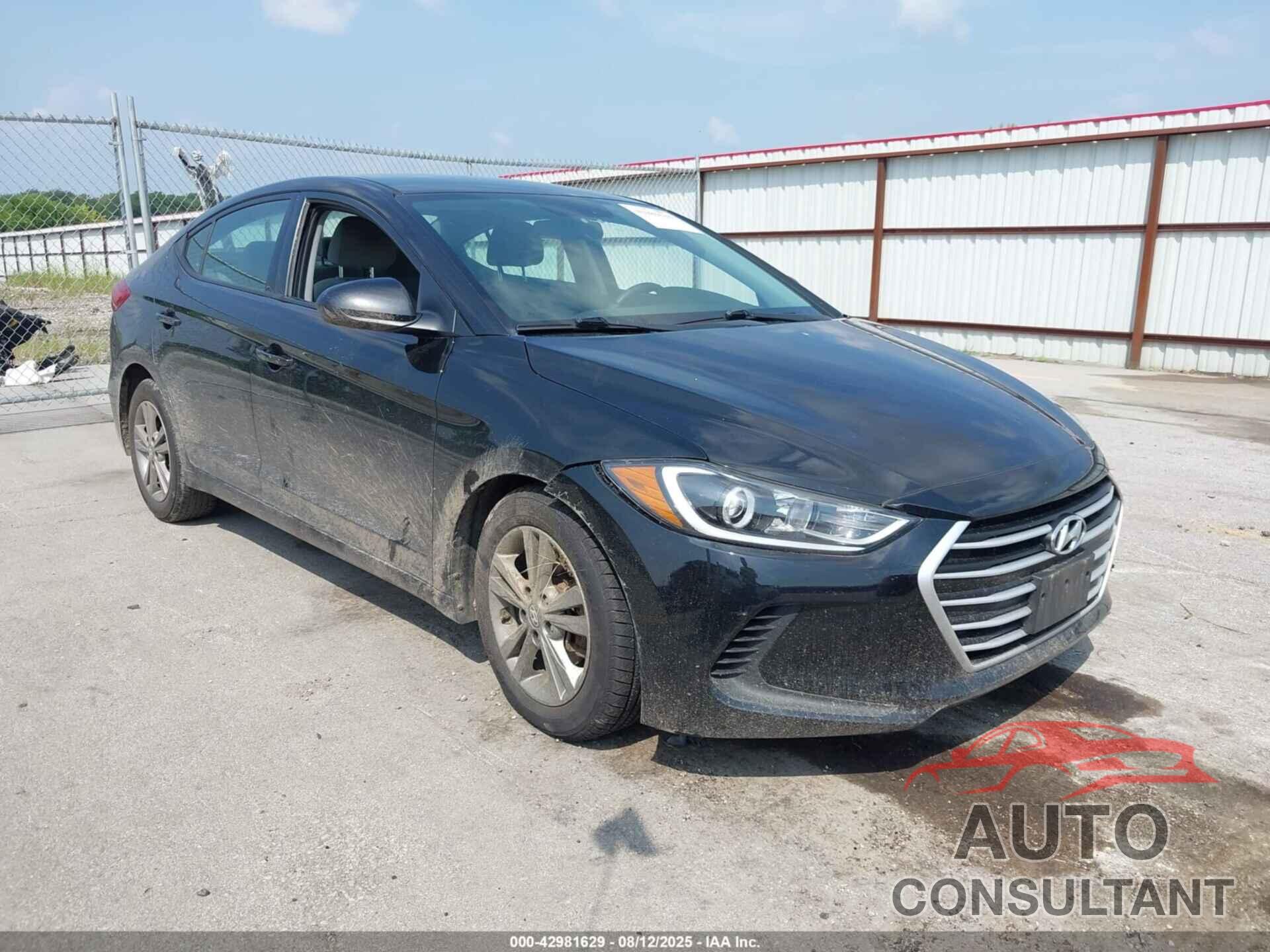 HYUNDAI ELANTRA 2018 - 5NPD84LF8JH315912