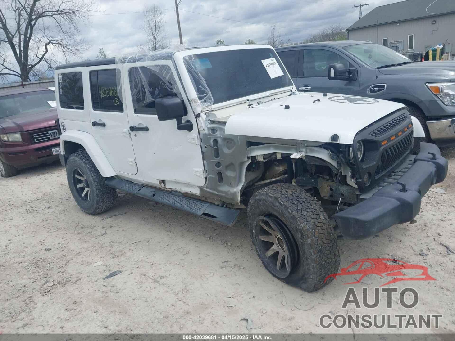 JEEP WRANGLER UNLIMITED 2013 - 1C4BJWDGXDL602036