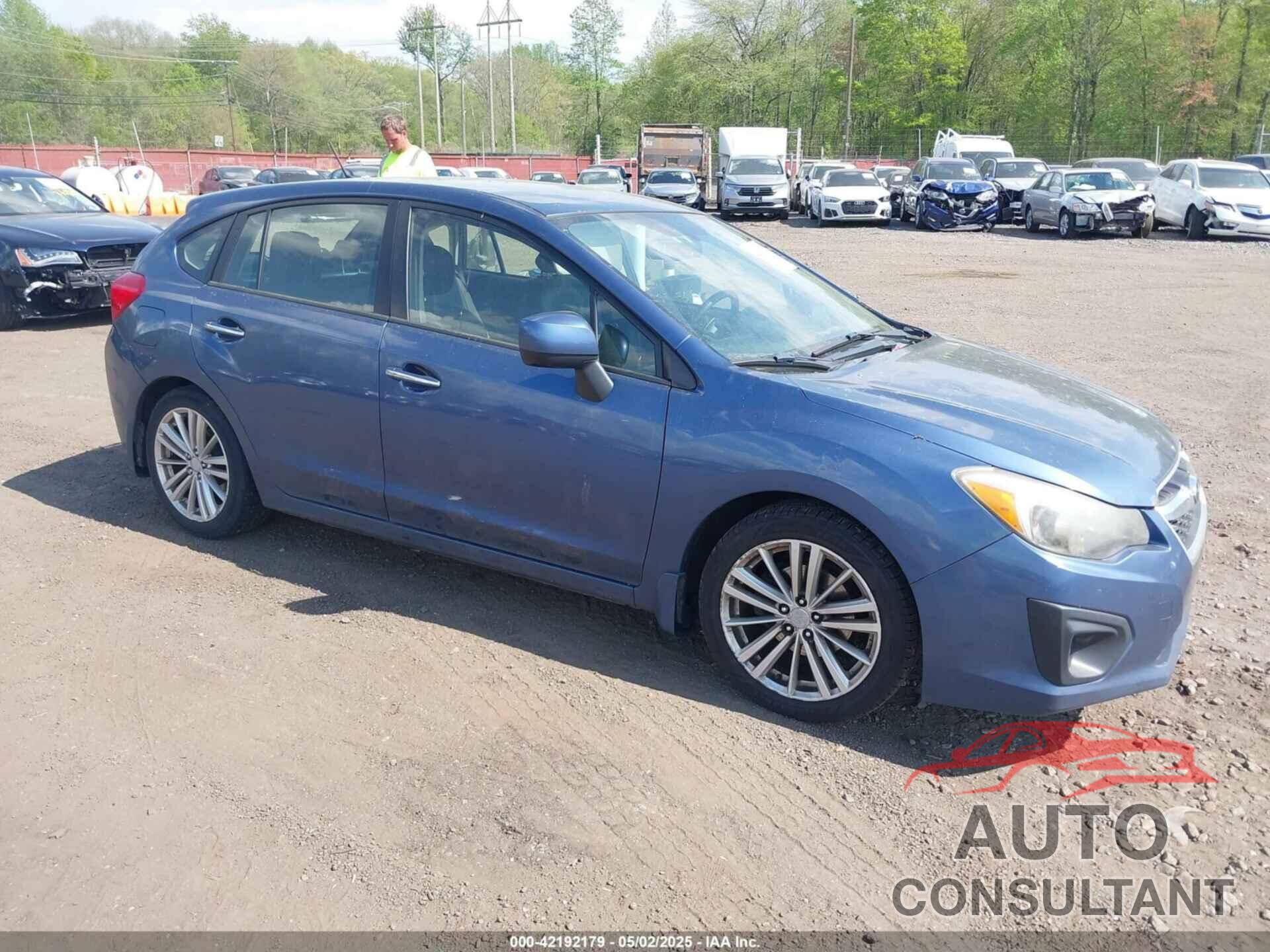 SUBARU IMPREZA 2013 - JF1GPAG67DH822365