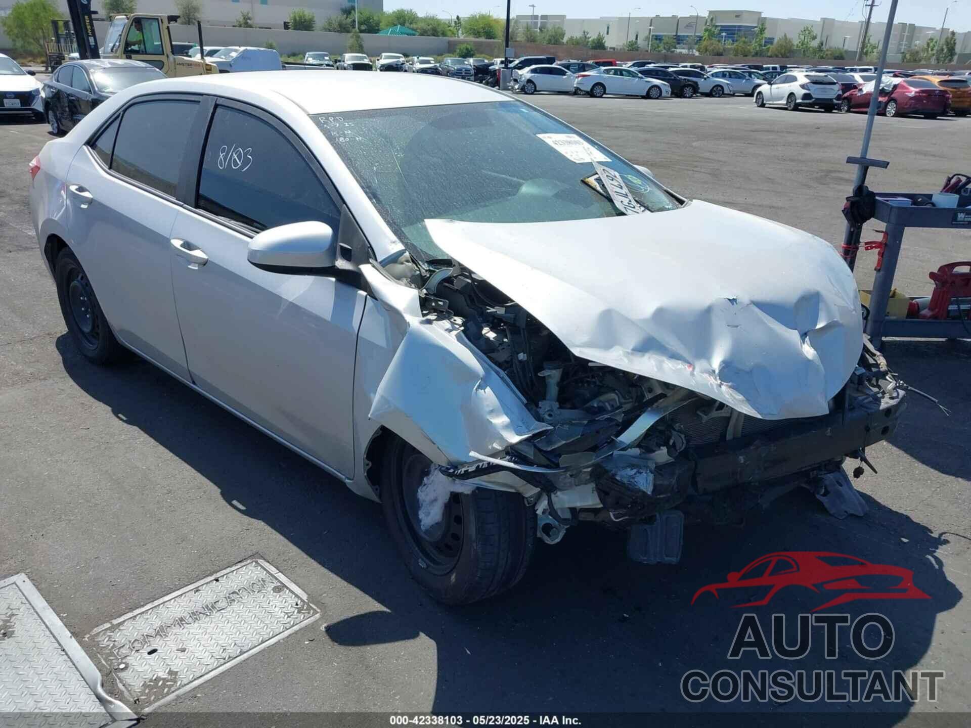 TOYOTA COROLLA 2014 - 5YFBURHE9EP162434