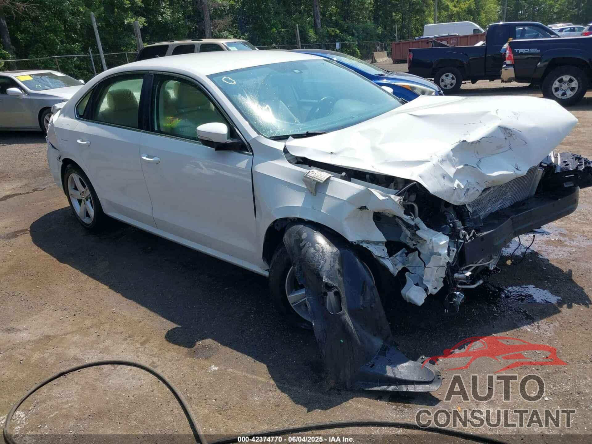 VOLKSWAGEN PASSAT 2013 - 1VWBH7A35DC032589
